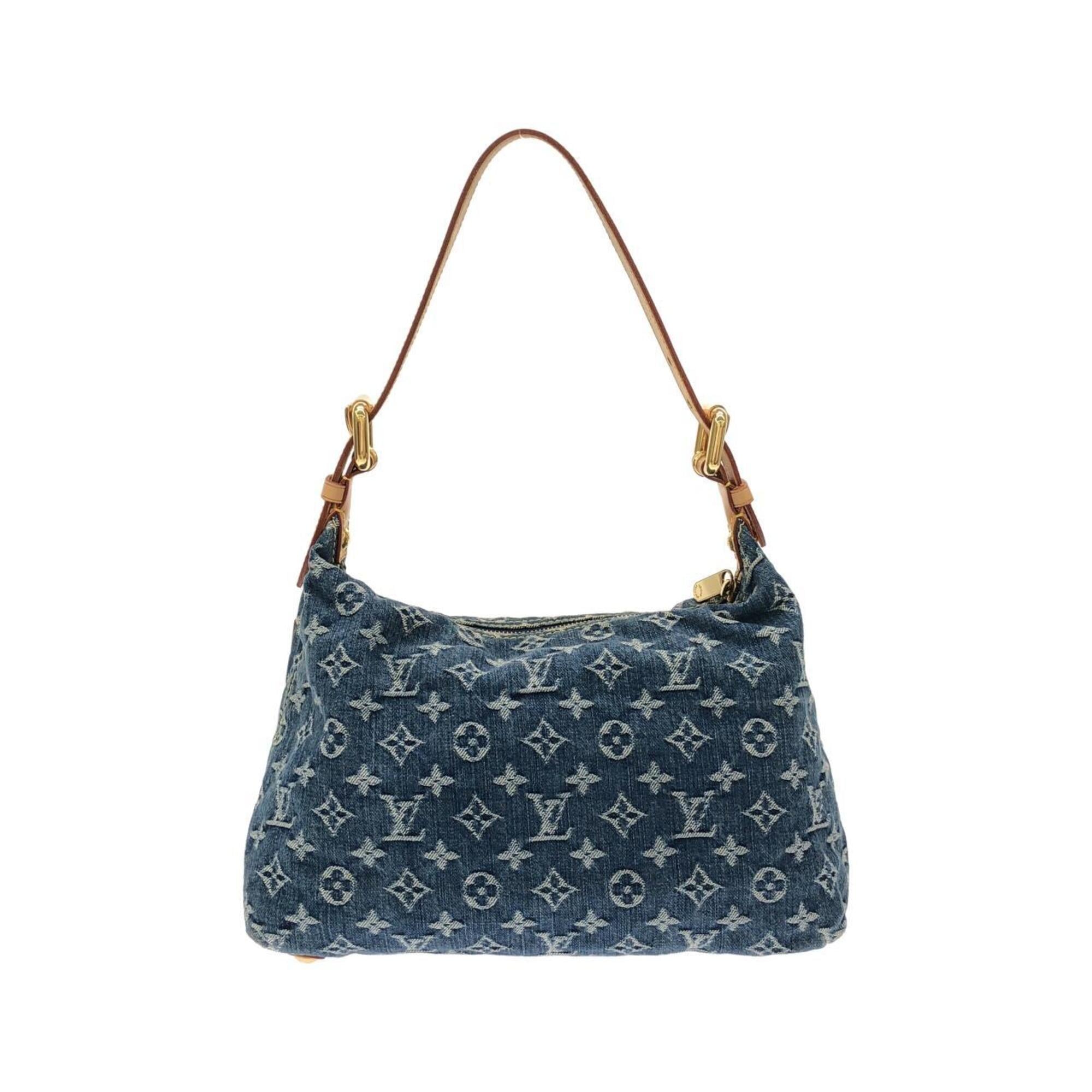 Louis Vuitton Blue Denim Shoulder Bag (Pre-Owned)
