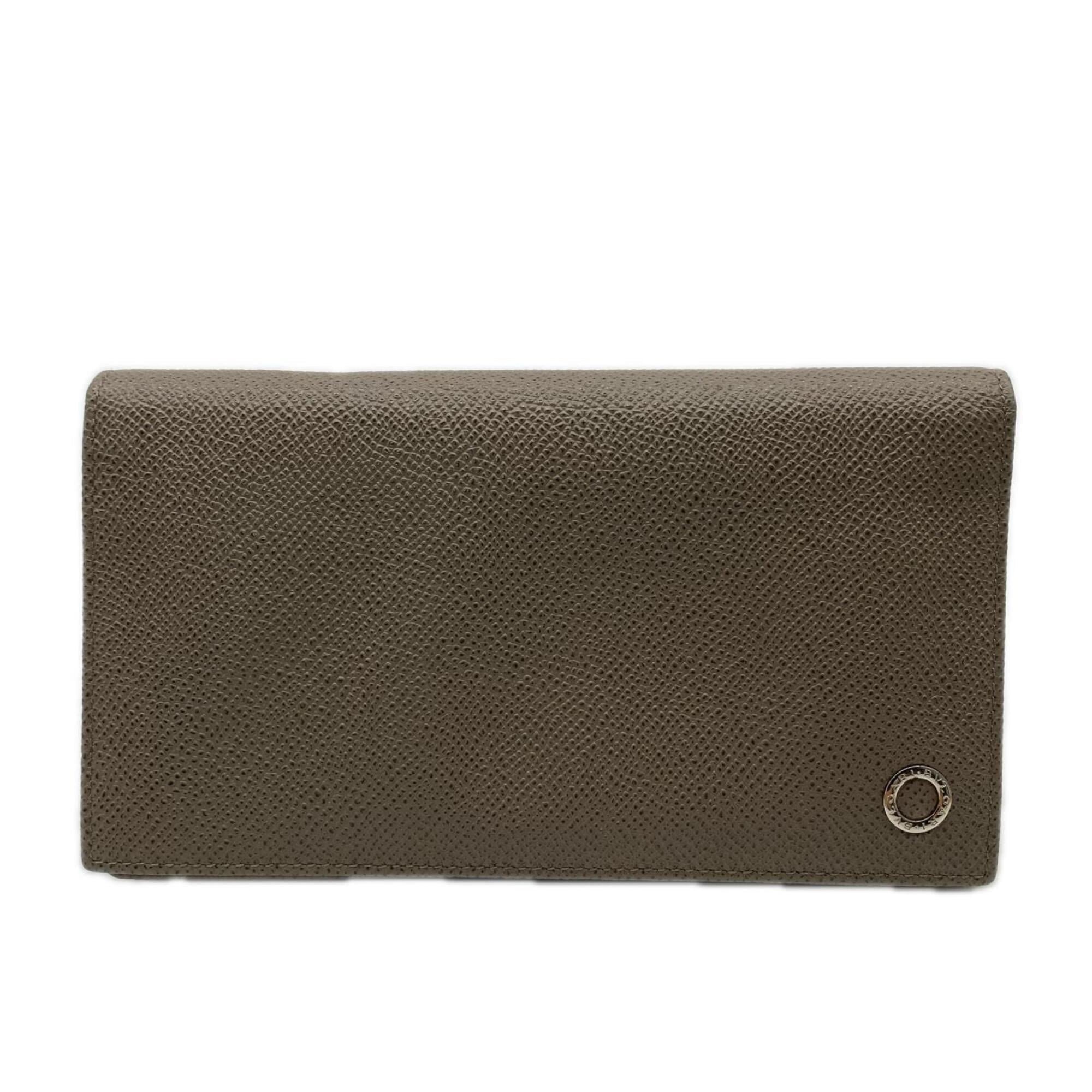 Bvlgari Bvlgari Bvlgari Grayish Long Wallet (Bi-Fold) (Pre-Owned)