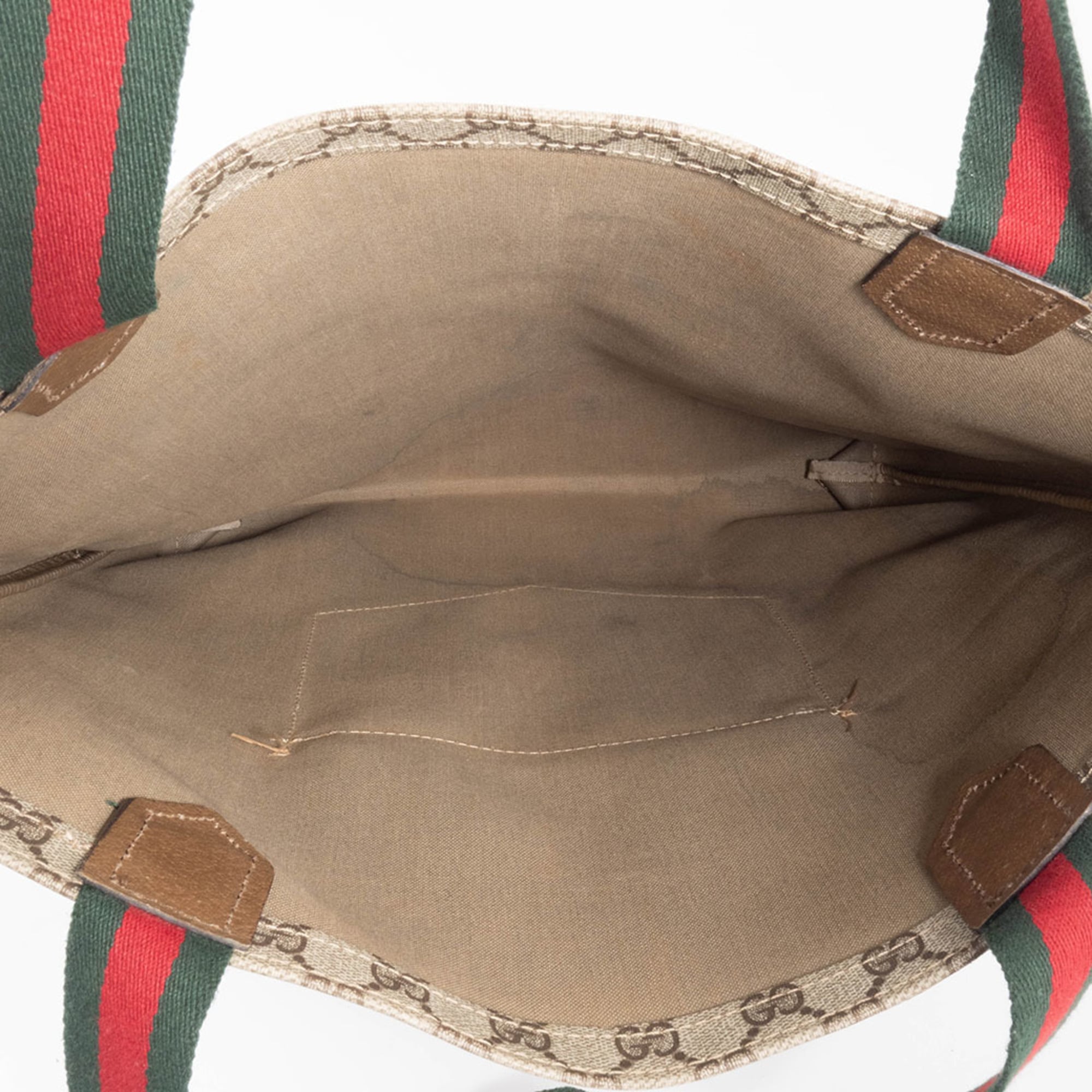 Gucci Brown Leather Tote Bag (Pre-Owned)