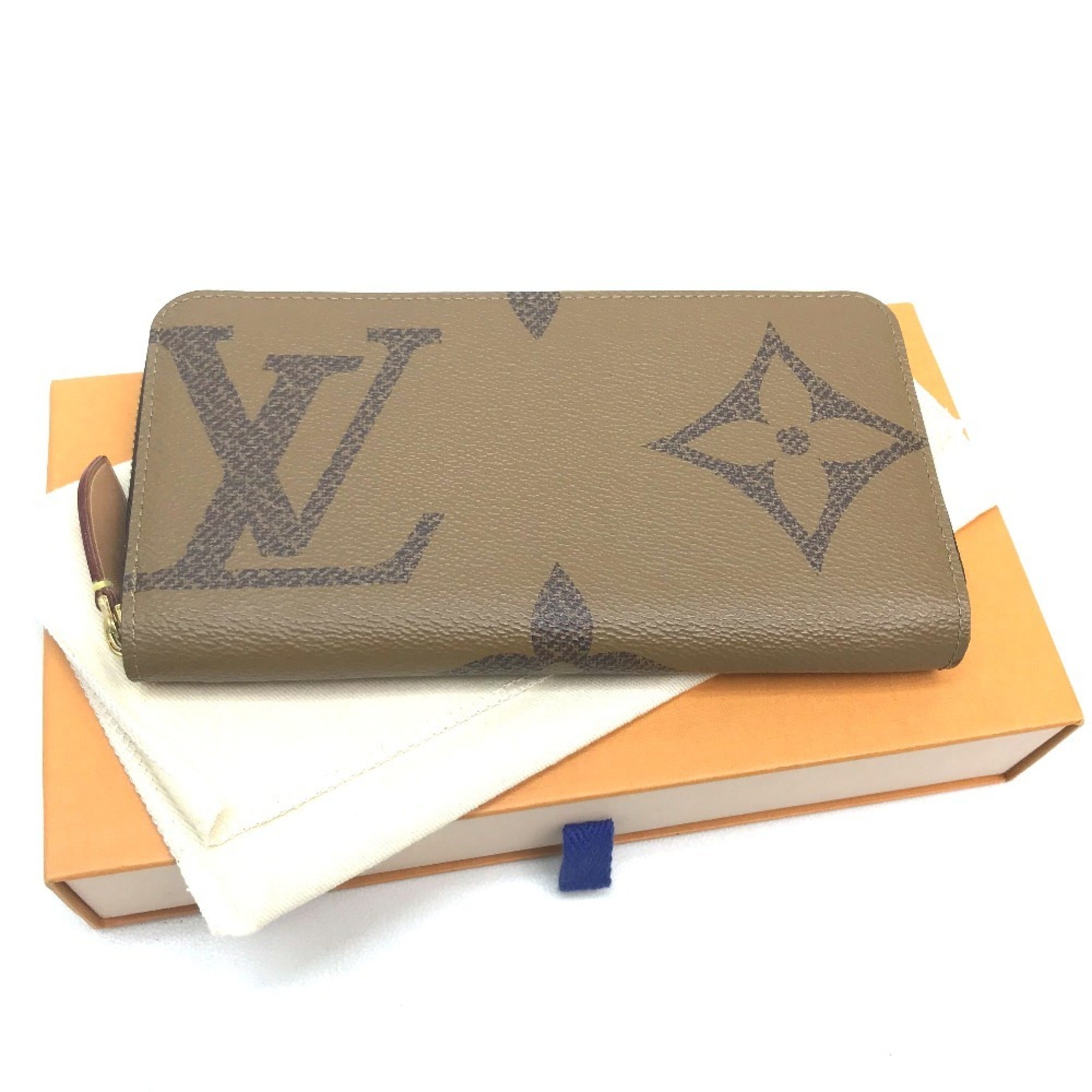 Louis Vuitton Monogram Reverse Brown Monogram Reverse Long Wallet (Bi-Fold) (Pre-Owned)