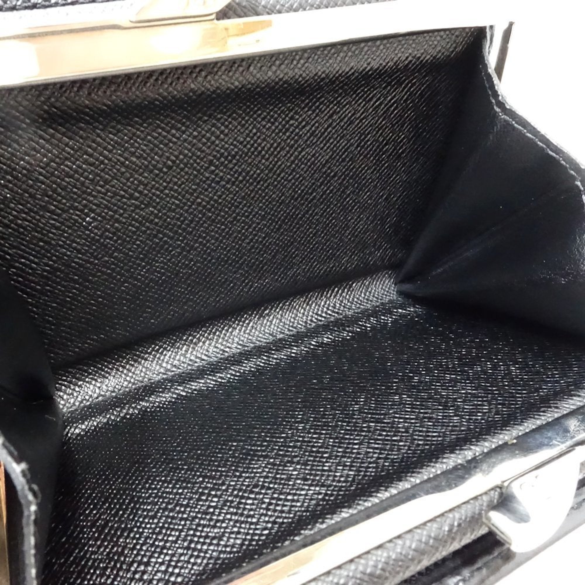 Louis Vuitton Epi Noir Leather Wallet (Bi-Fold) (Pre-Owned)