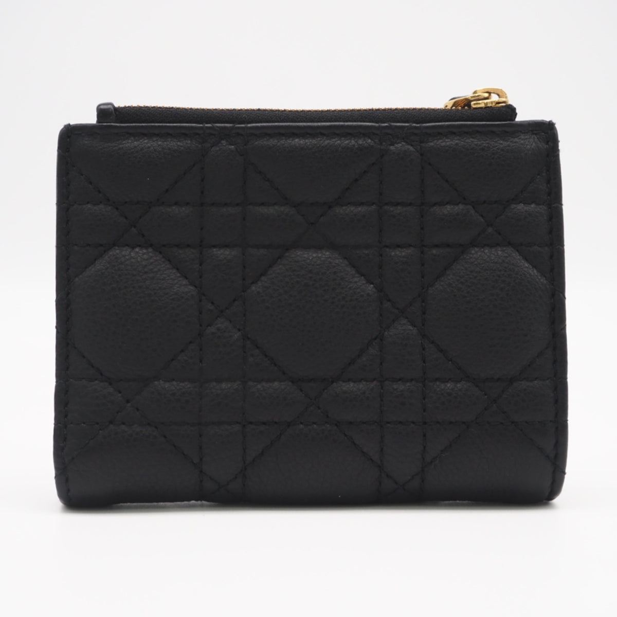 Christian Dior Black Leather Wallet (Bi-Fold) (Pre-Owned)