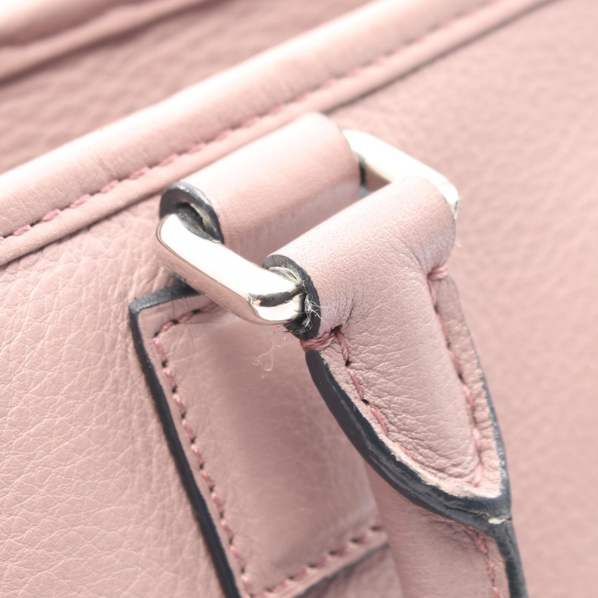 Loewe Pink Leather Handbag (Pre-Owned)