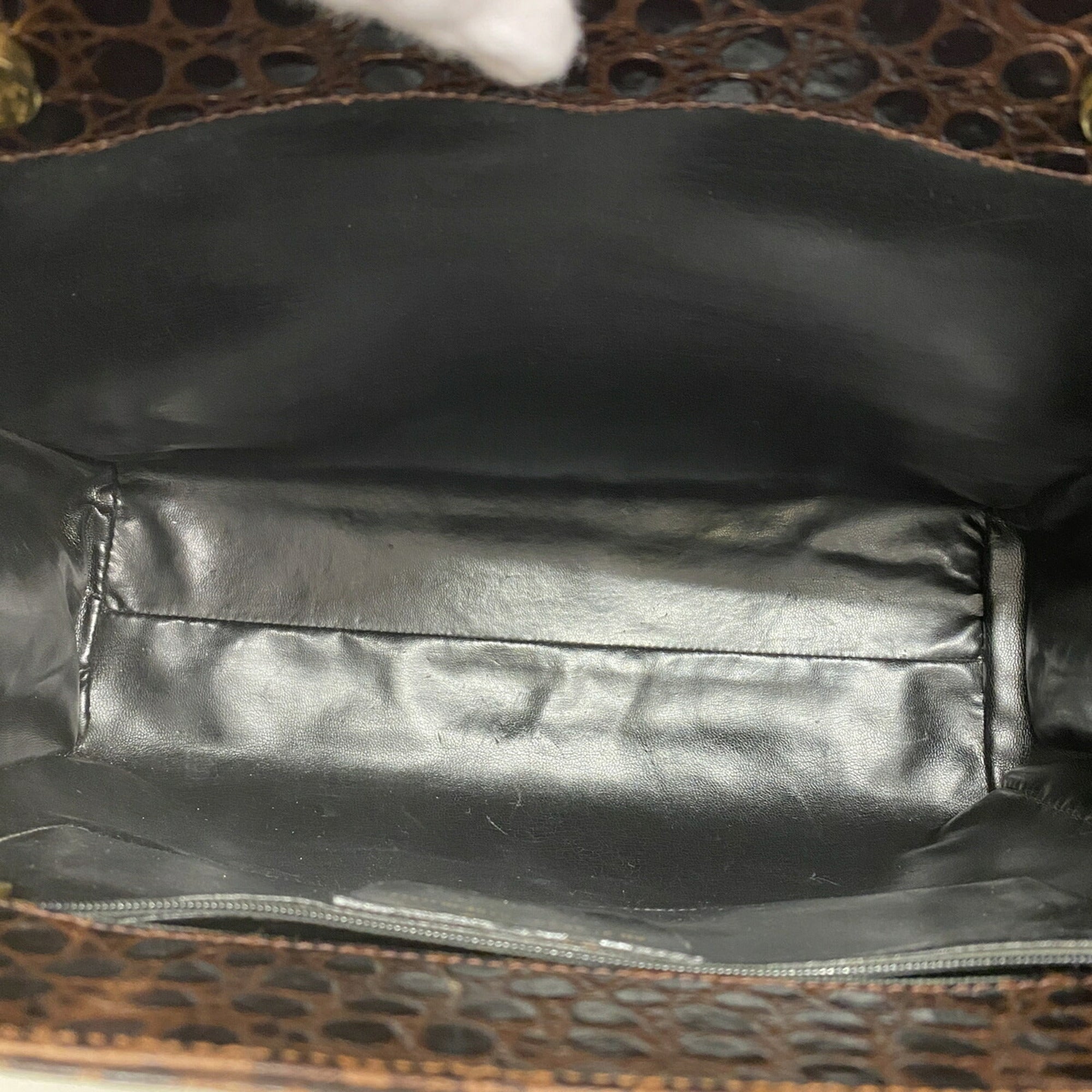 Salvatore Ferragamo Brown Leather Shoulder Bag (Pre-Owned)