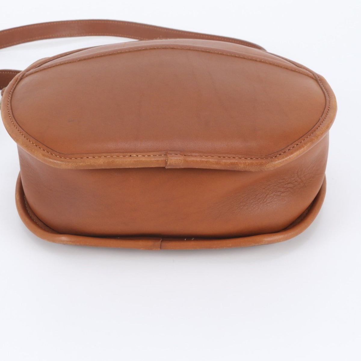 Coach Brown Leather Crossbody Bag Shoulder Bag (Pre-Owned)