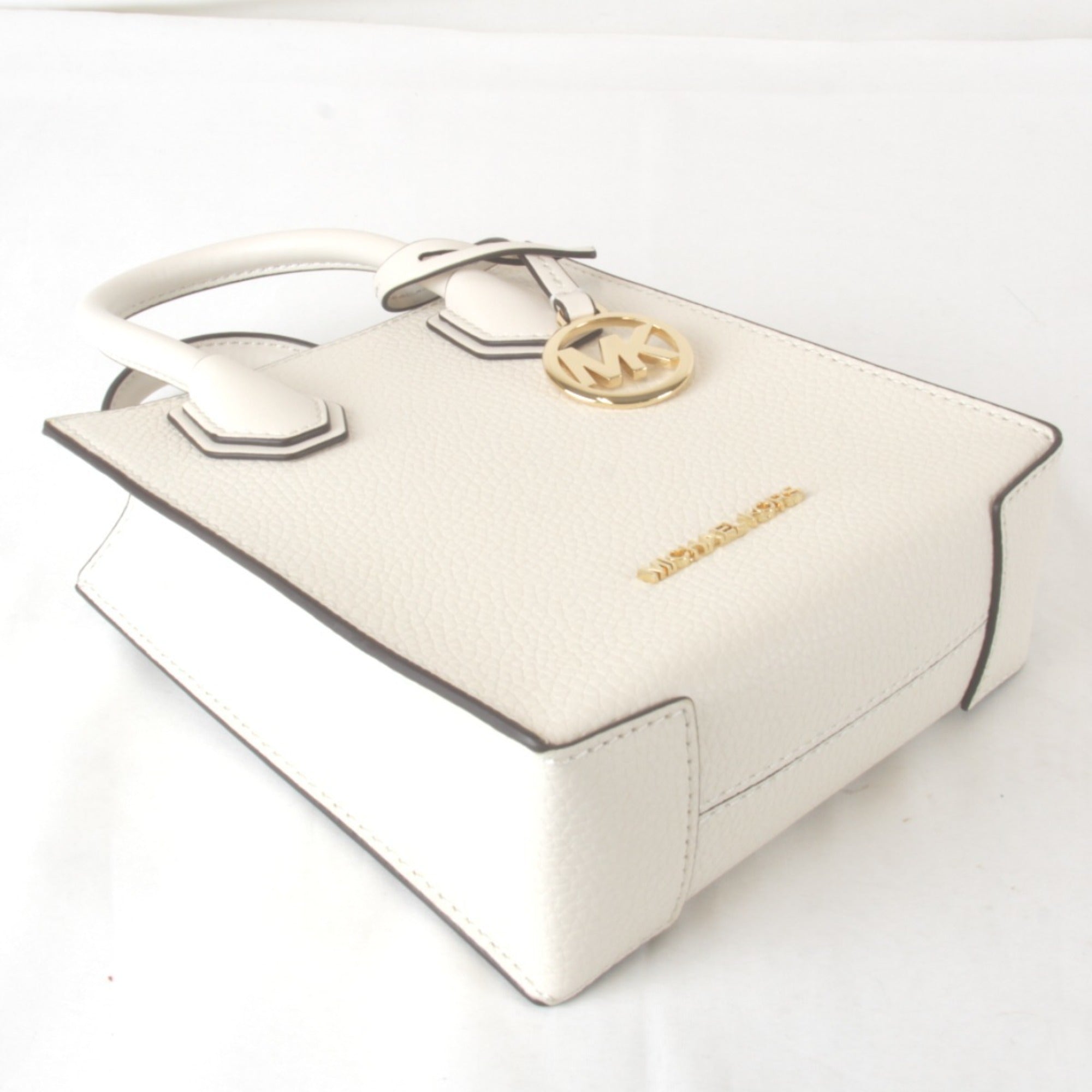 Michael Kors White Leather Shoulder Bag (Pre-Owned)