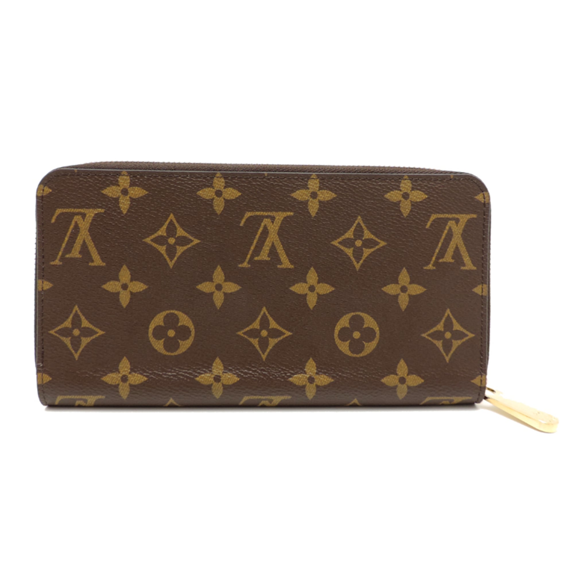 Louis Vuitton Brown Fuchsia Monogram Pink Monogram Long Wallet (Bi-Fold) (Pre-Owned)
