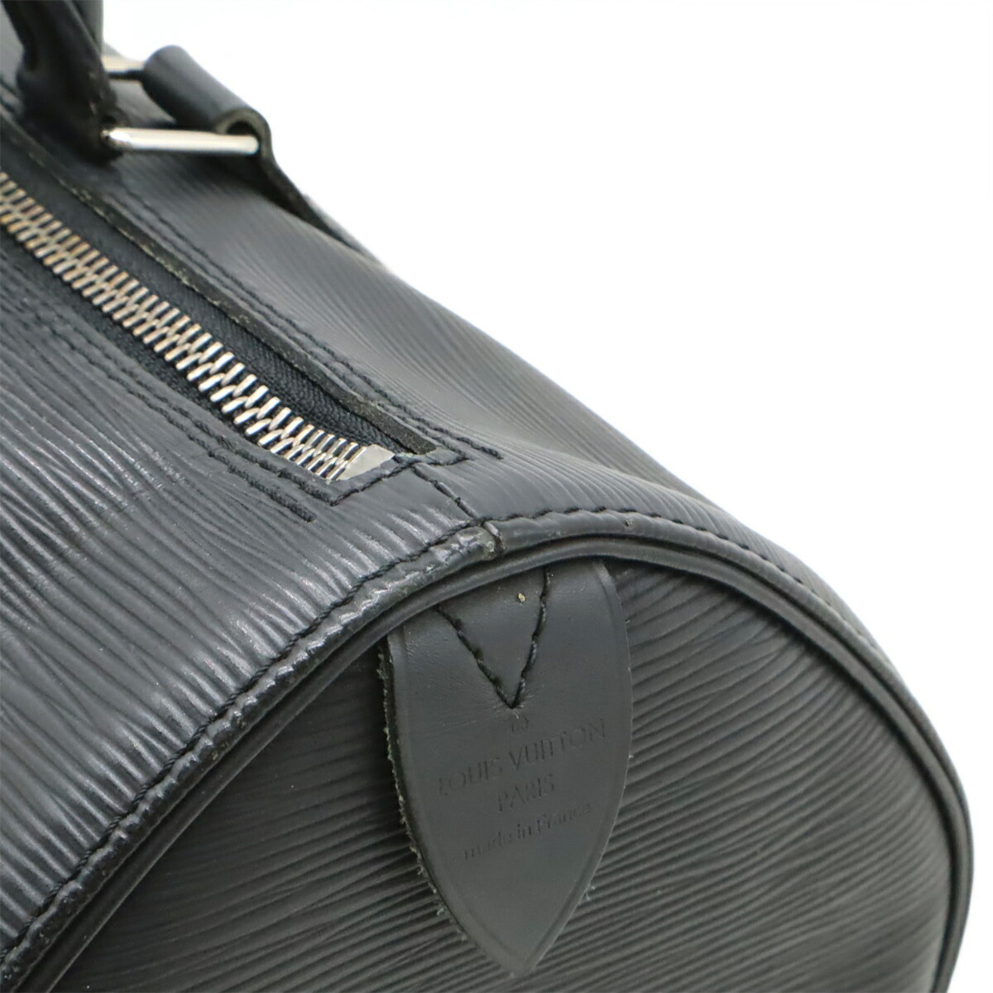 Louis Vuitton Noir Epi Leather Boston Bag Handbag (Pre-Owned)