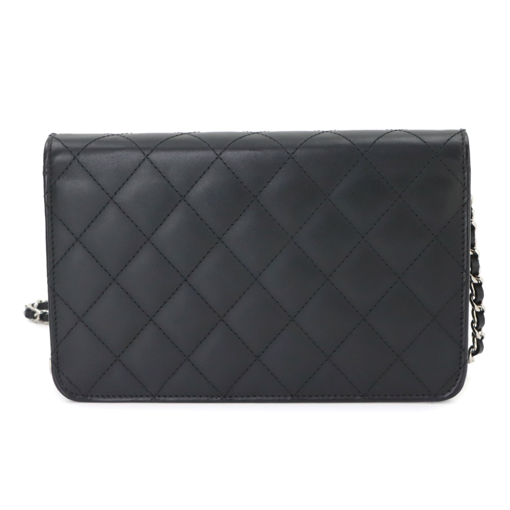 Chanel Black Cambon Ligne Chain/Shoulder Wallet (Pre-Owned)