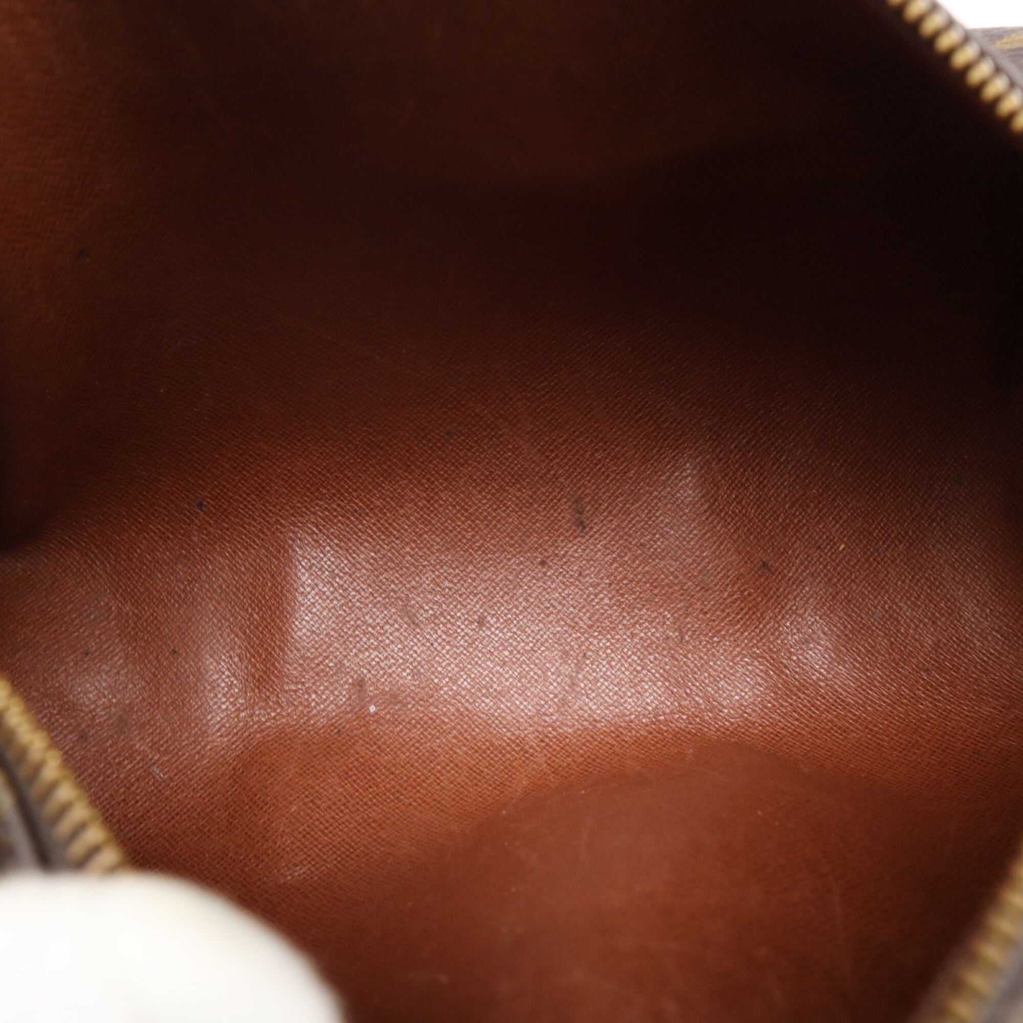 Louis Vuitton Monogram Brown Coated Canvas Leather Handbag (Pre-Owned)