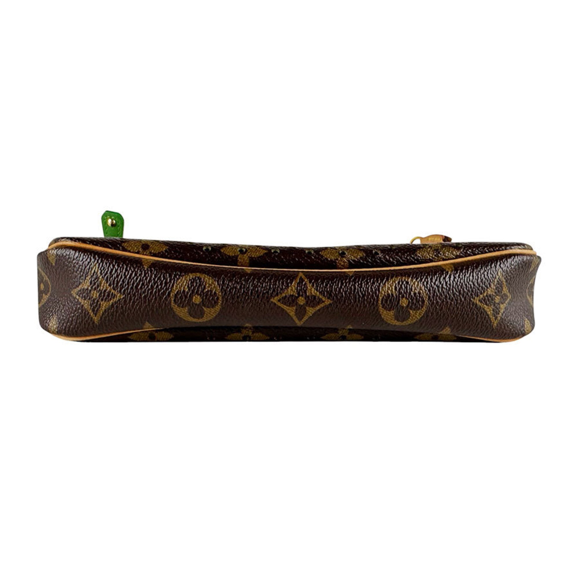 Louis Vuitton Monogram Vert Monogram Handbag Pochette (Pre-Owned)