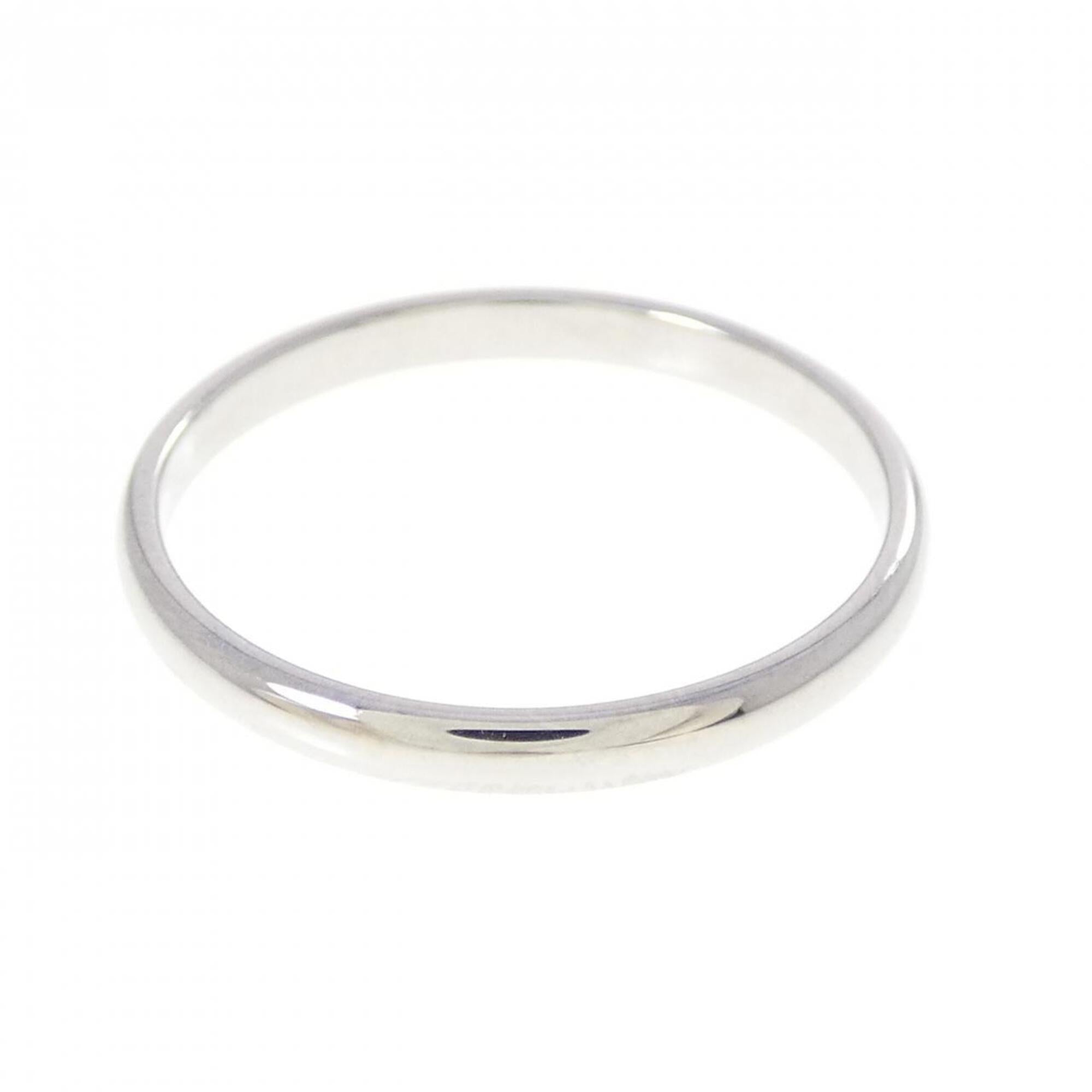 Tiffany Platinum Platinum 950 Band Ring (Pre-Owned)