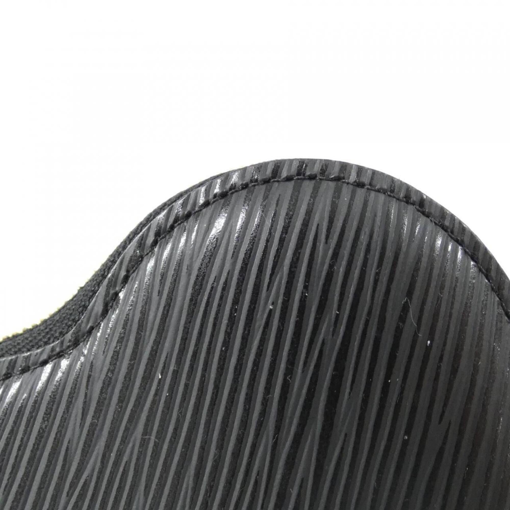 Louis Vuitton Black Leather Coin Purse/Coin Case (Pre-Owned)