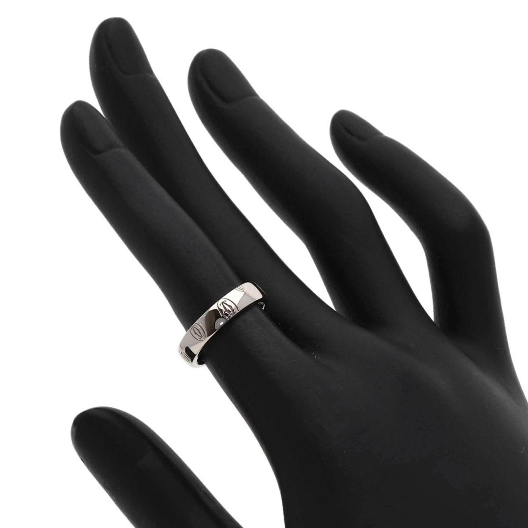 Cartier Happy Birthday White Gold (18K) Band Ring (Pre-Owned)