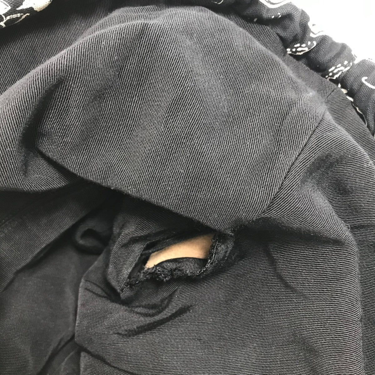 Chanel Black Cloth Tote Bag (Pre-Owned)