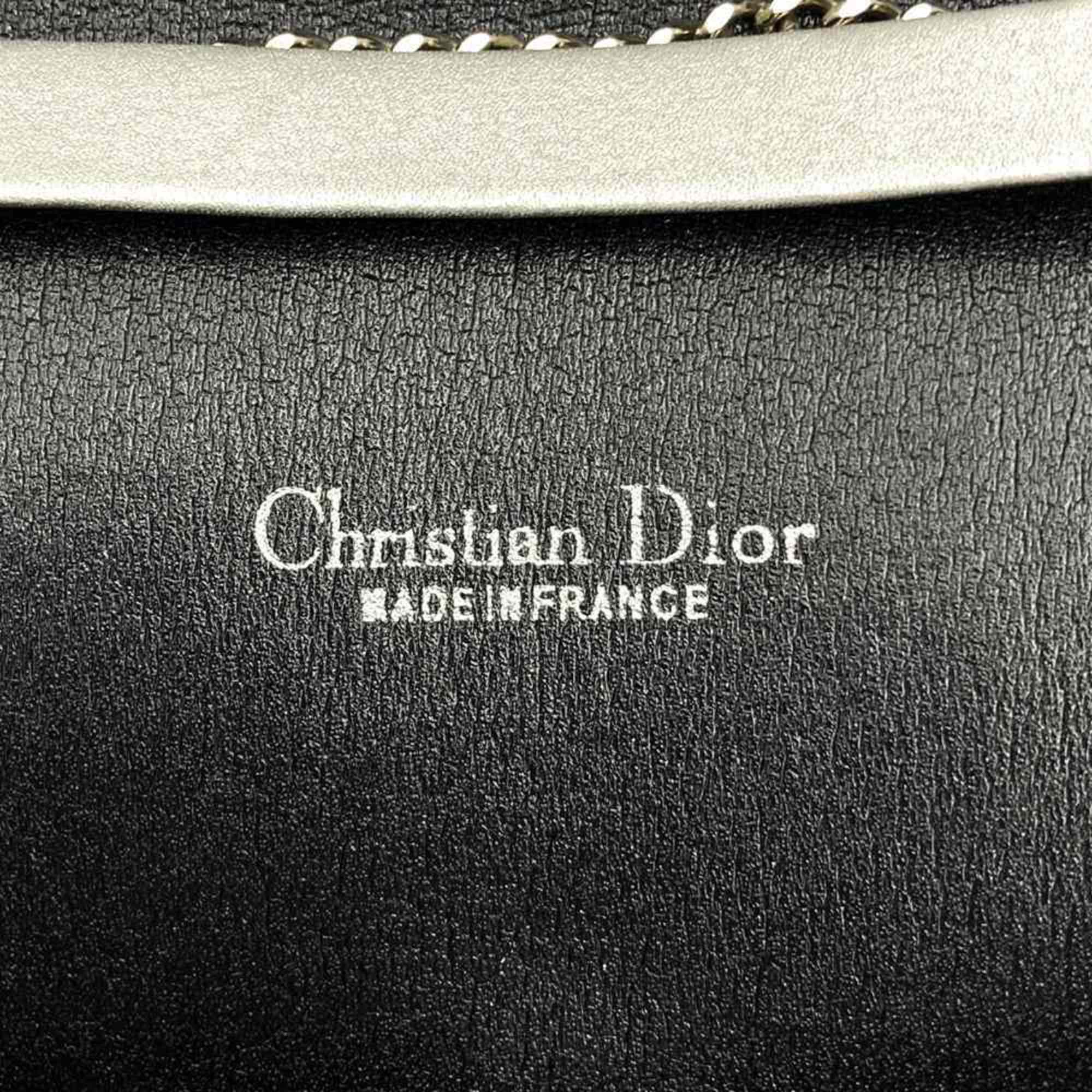 Christian Dior Navy Canvas Shoulder Bag (Pre-Owned)