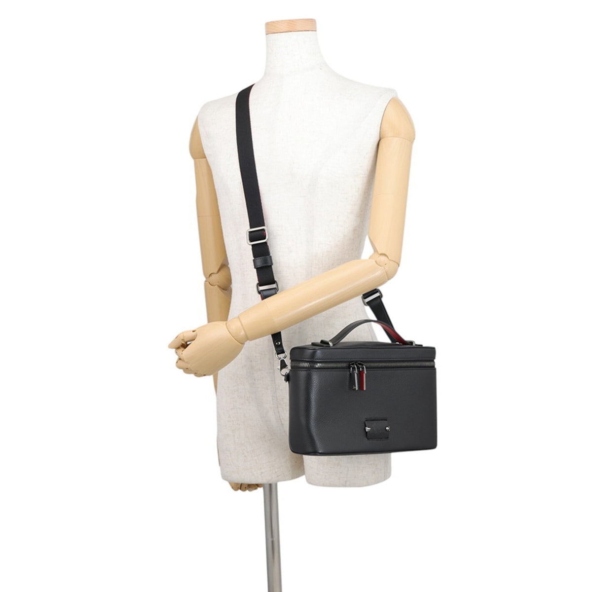 Christian Louboutin Black Leather Handbag (Pre-Owned)