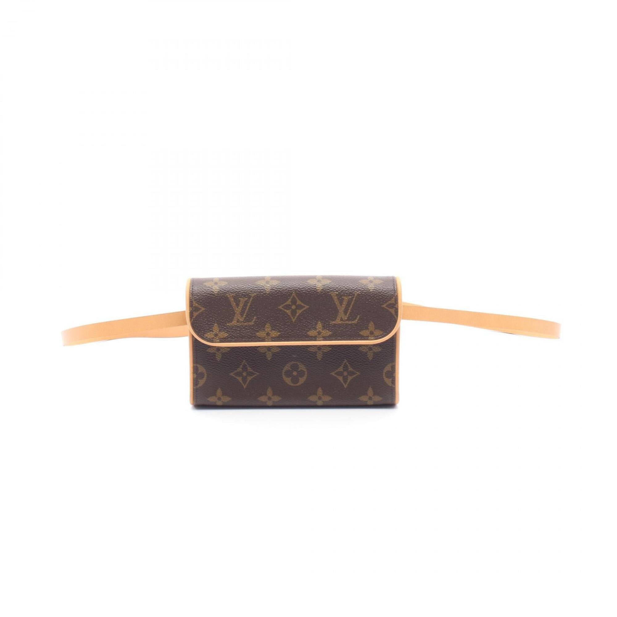 Louis Vuitton Brown Coated Canvas Monogram Leather Fanny Pack Handbag (Pre-Owned)