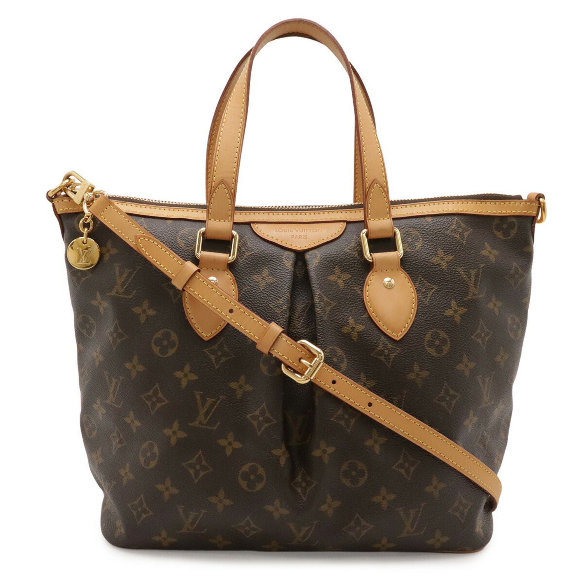Louis Vuitton Brown Monogram Canvas Pvc Coated Canvas Handbag Shoulder Bag Tote Bag (Pre-Owned)