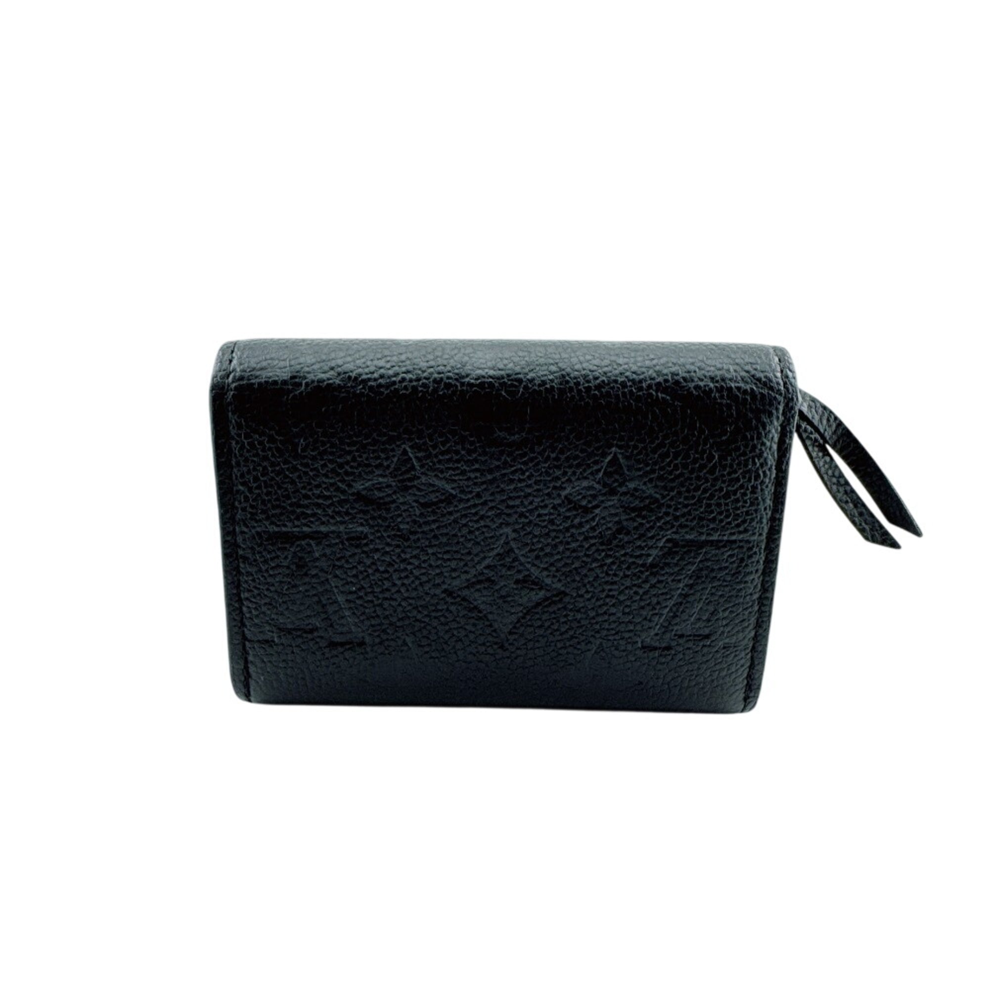 Louis Vuitton Monogram Empreinte Noir Leather Long Wallet (Bi-Fold) (Pre-Owned)