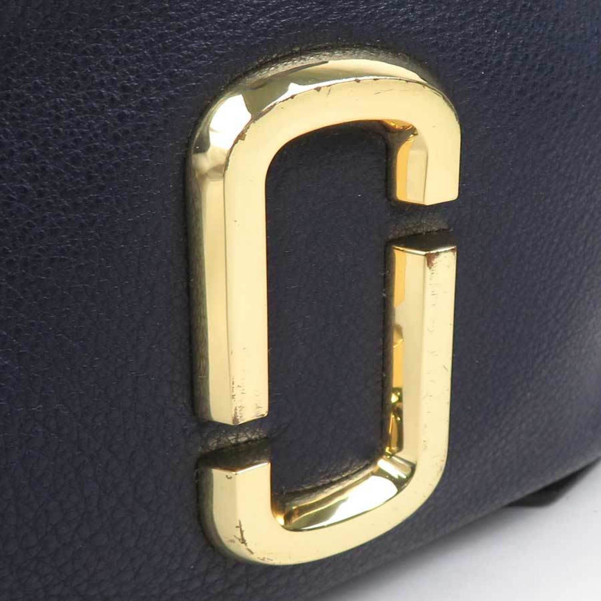 Marc Jacobs Navy Leather Handbag (Pre-Owned)