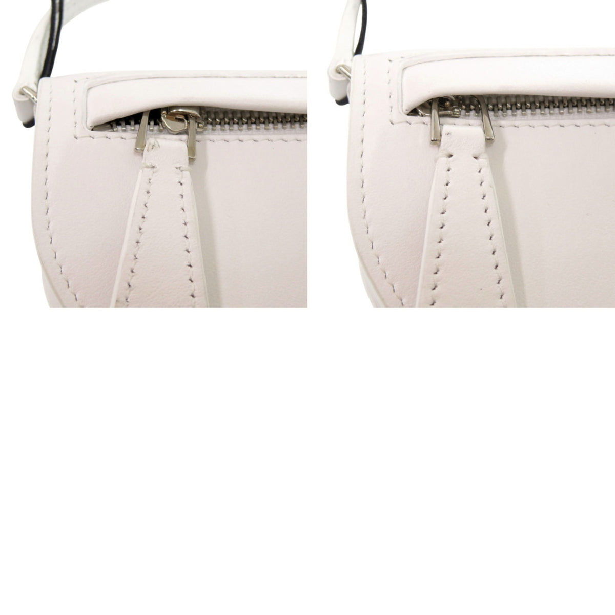 Burberry White Leather Shoulder Bag (Pre-Owned)