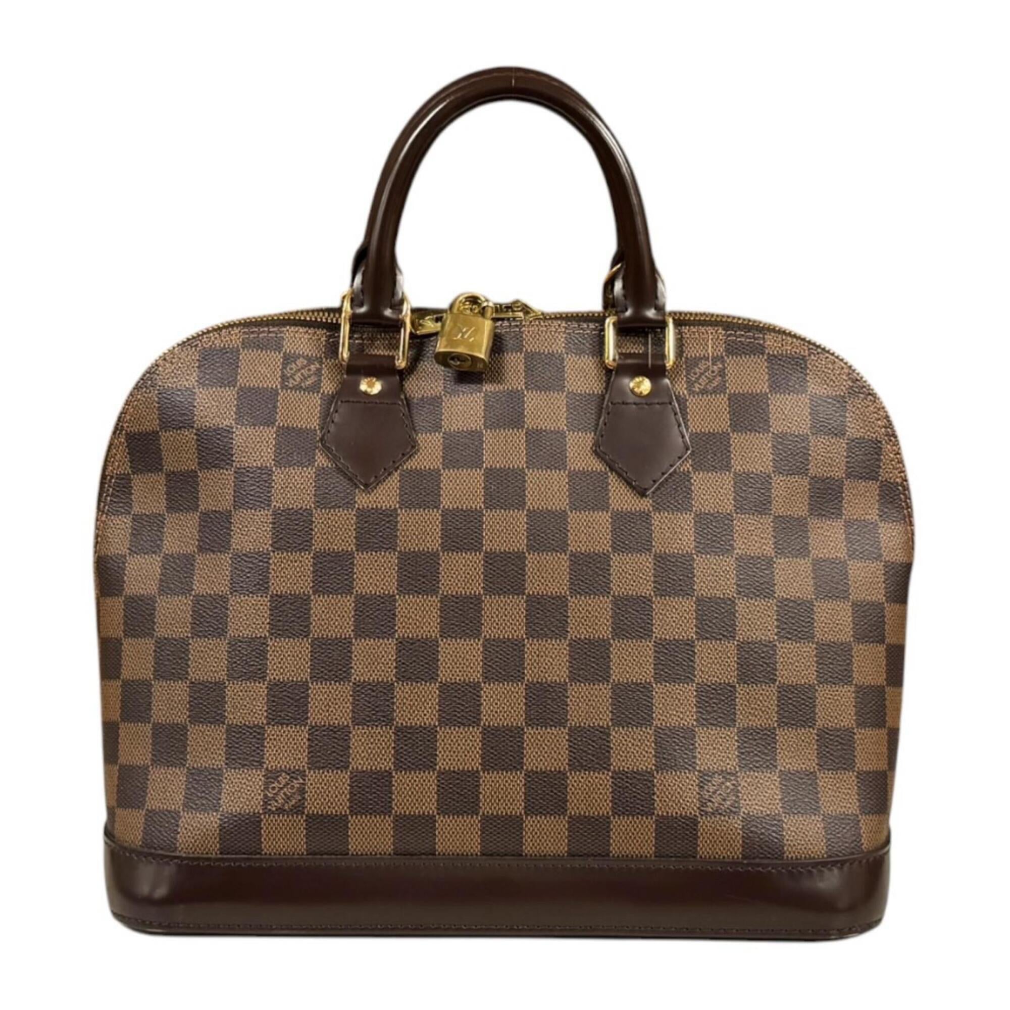 Louis Vuitton Damier Brown Damier Canvas Handbag (Pre-Owned)