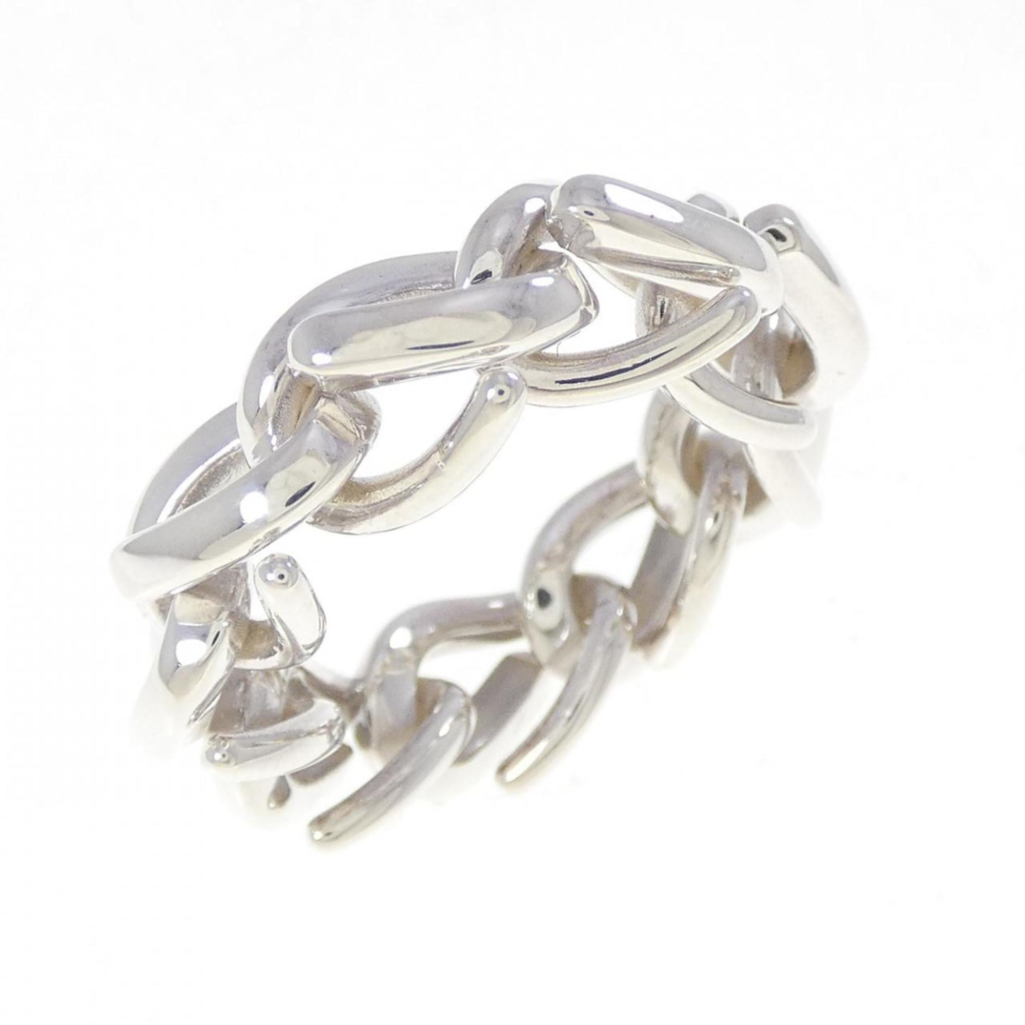 Tiffany Silver Silver 925 Band Ring (Pre-Owned)
