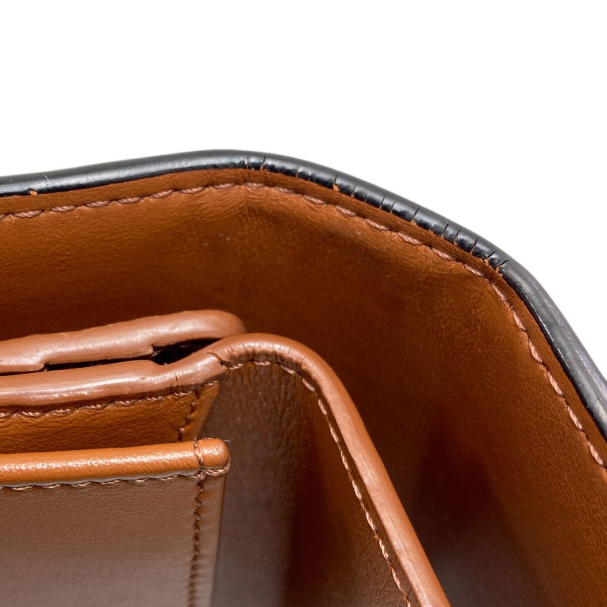 Celine Brown Pvc Wallet (Bi-Fold) (Pre-Owned)