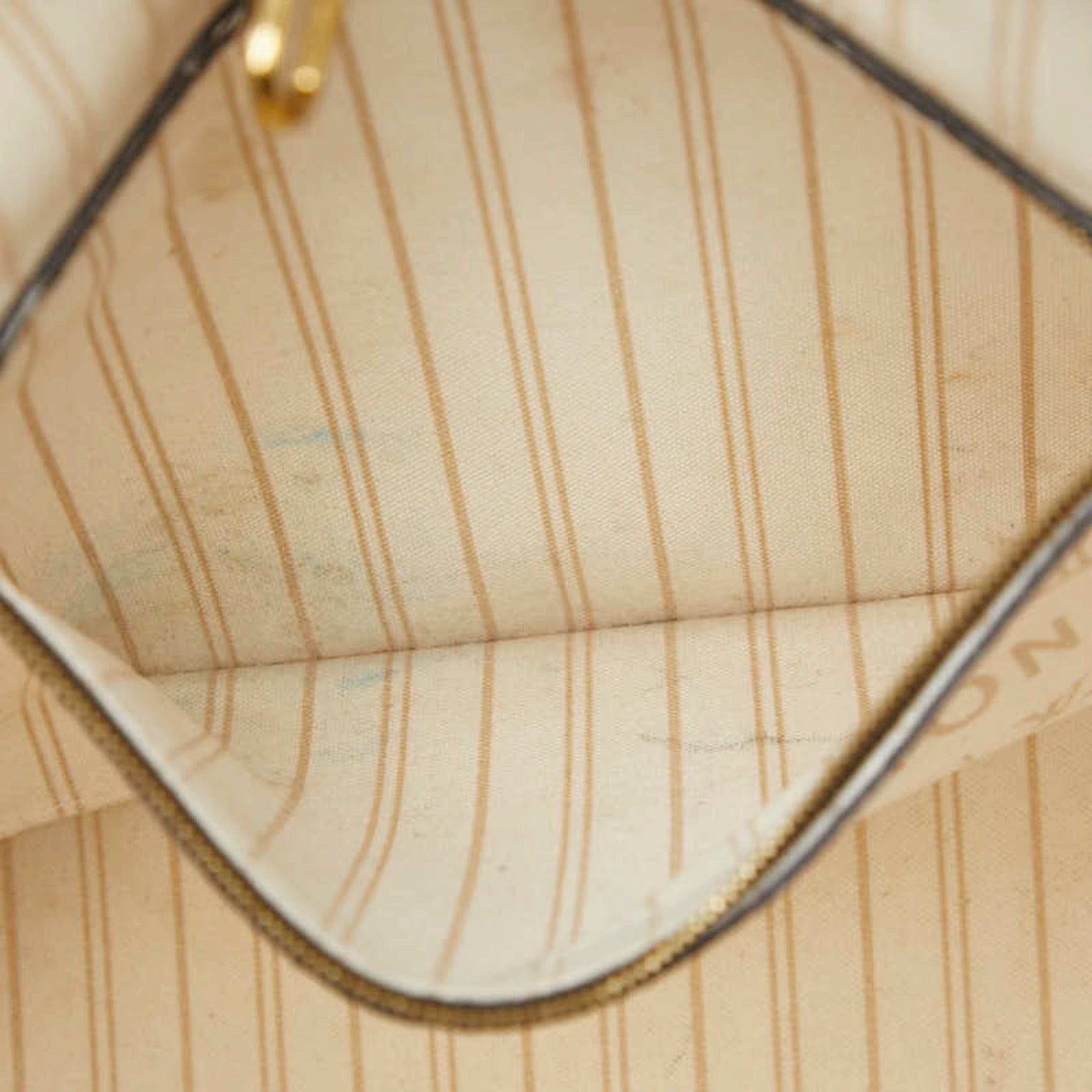 Louis Vuitton Camel Ivory Multi-Color Pvc Leather Pouch Shoulder Bag Tote Bag (Pre-Owned)