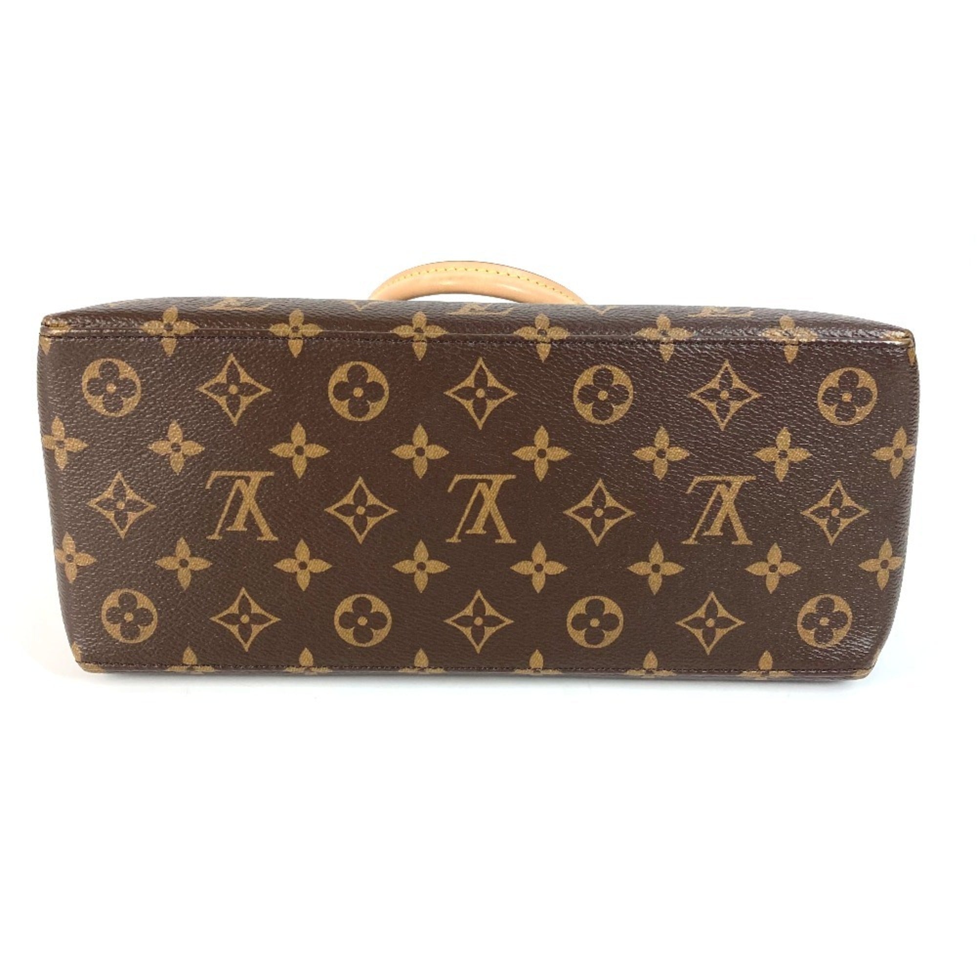 Louis Vuitton Brown Monogram Canvas Handbag Shoulder Bag Tote Bag (Pre-Owned)