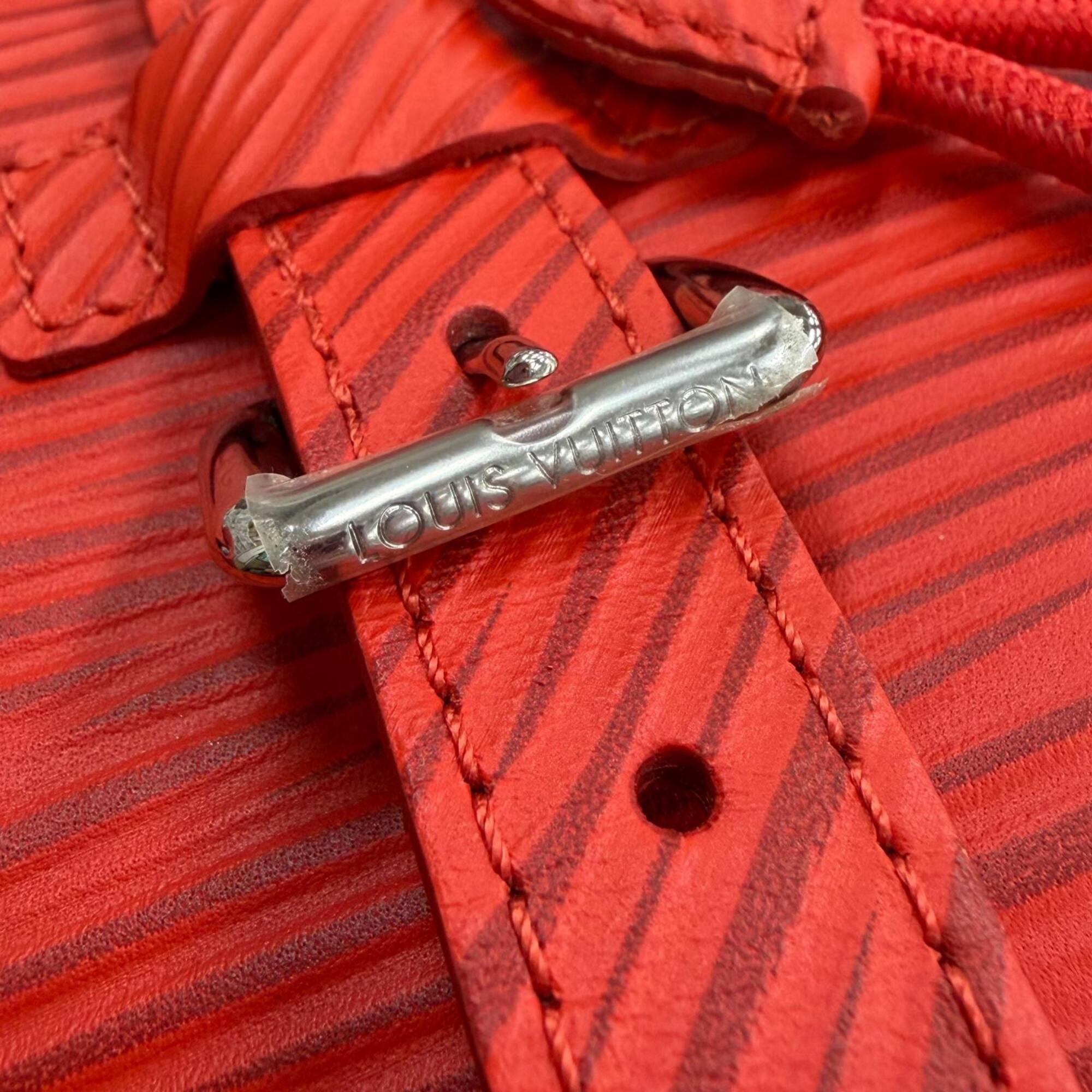 Louis Vuitton Red Color Epi Leather Backpack (Pre-Owned)