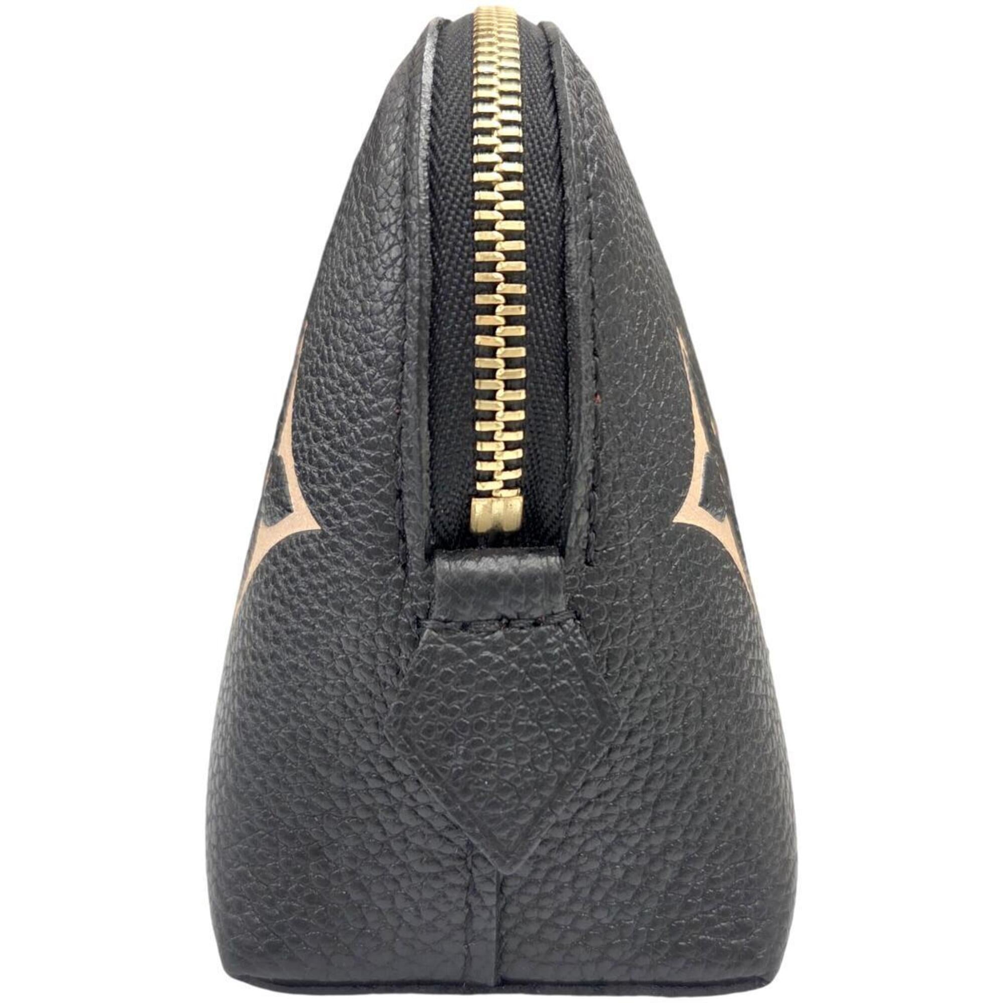 Louis Vuitton Beige Black Monogram Empreinte Pochette Pouch (Pre-Owned)