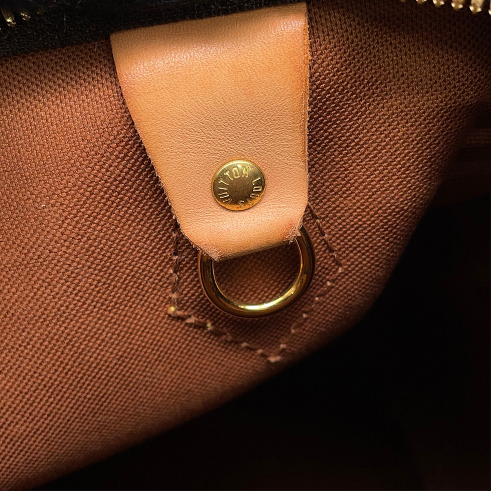 Louis Vuitton Brown Monogram Monogram Boston Bag Handbag (Pre-Owned)