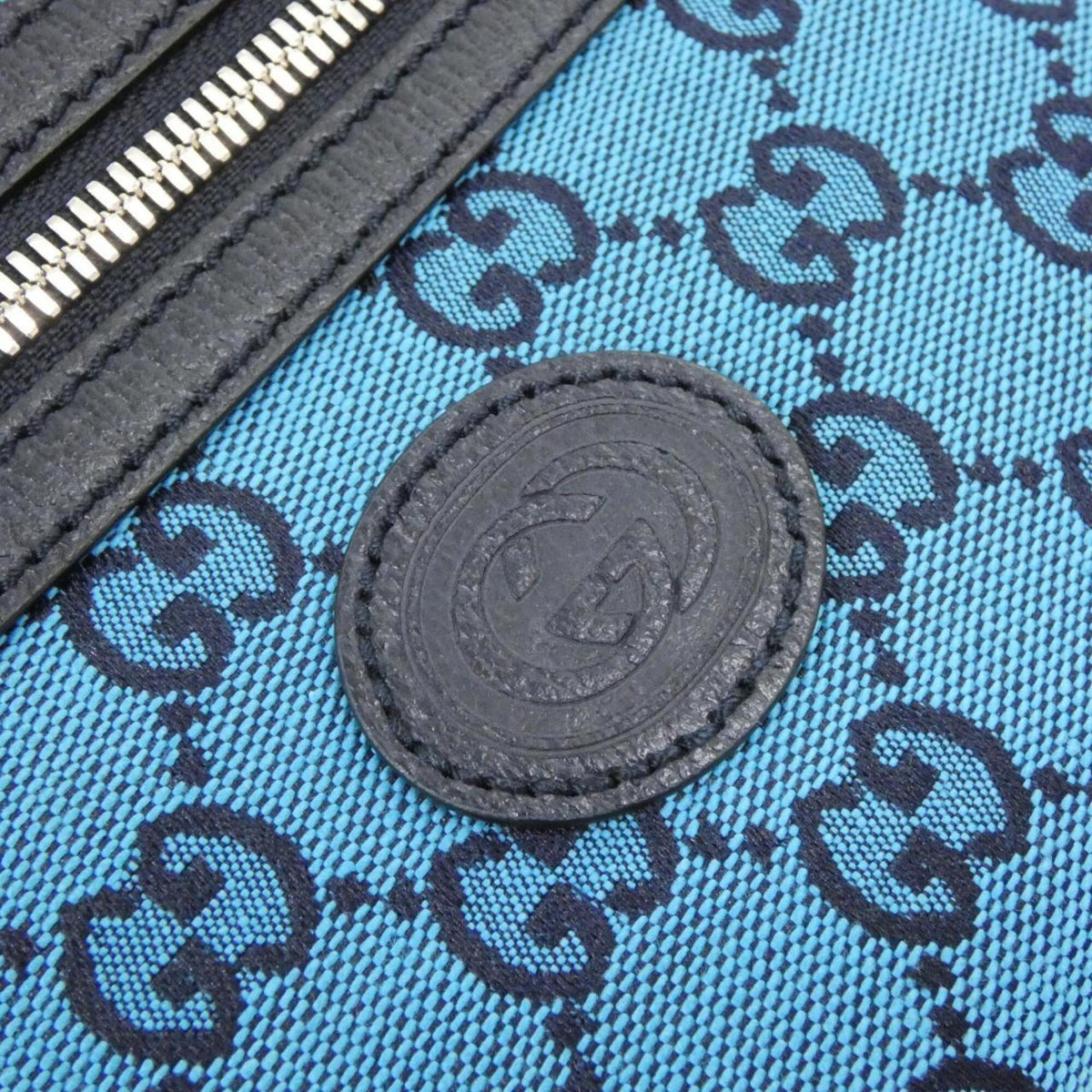 Gucci Blue Gg Canvas Fanny Pack (Pre-Owned)