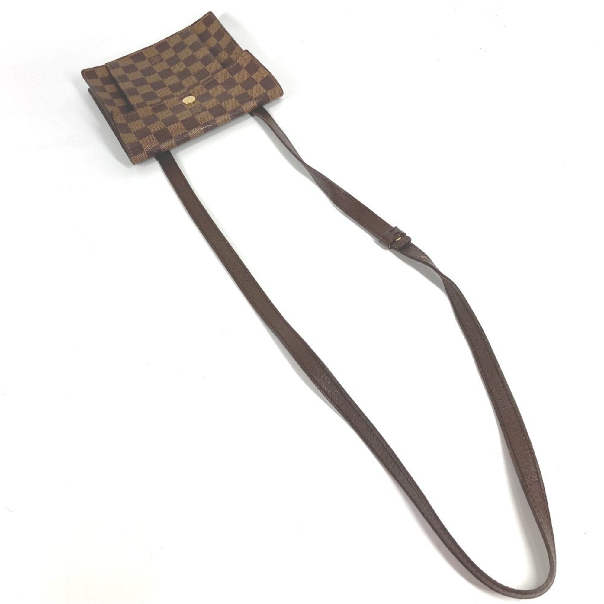 Louis Vuitton Brown Damier Canvas Pochette Shoulder Bag (Pre-Owned)