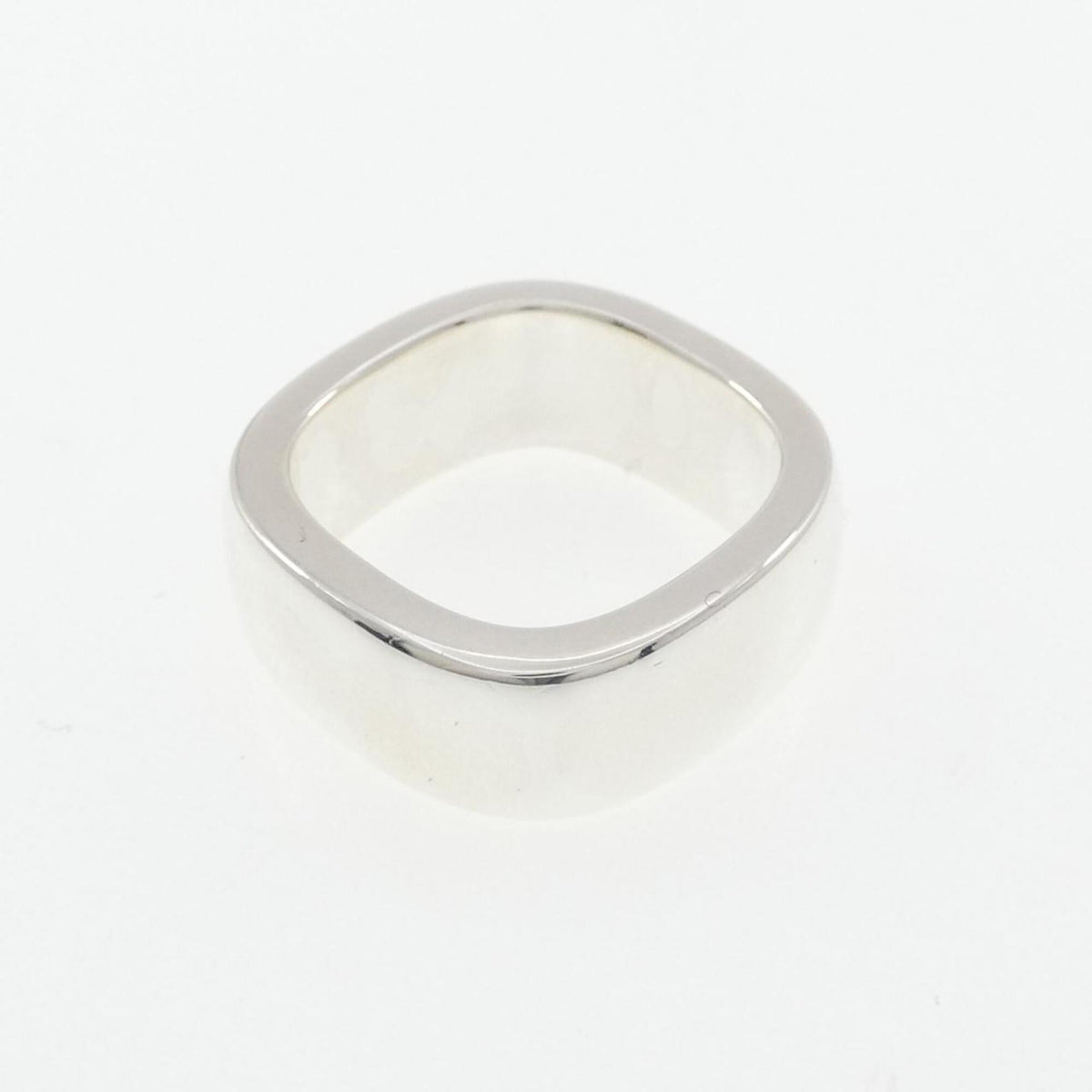 Hermes Silver 925 Band Ring (Pre-Owned)