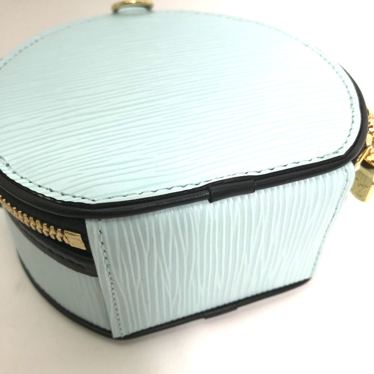 Louis Vuitton Blue Epi Leather Handbag Pouch Shoulder Bag (Pre-Owned)