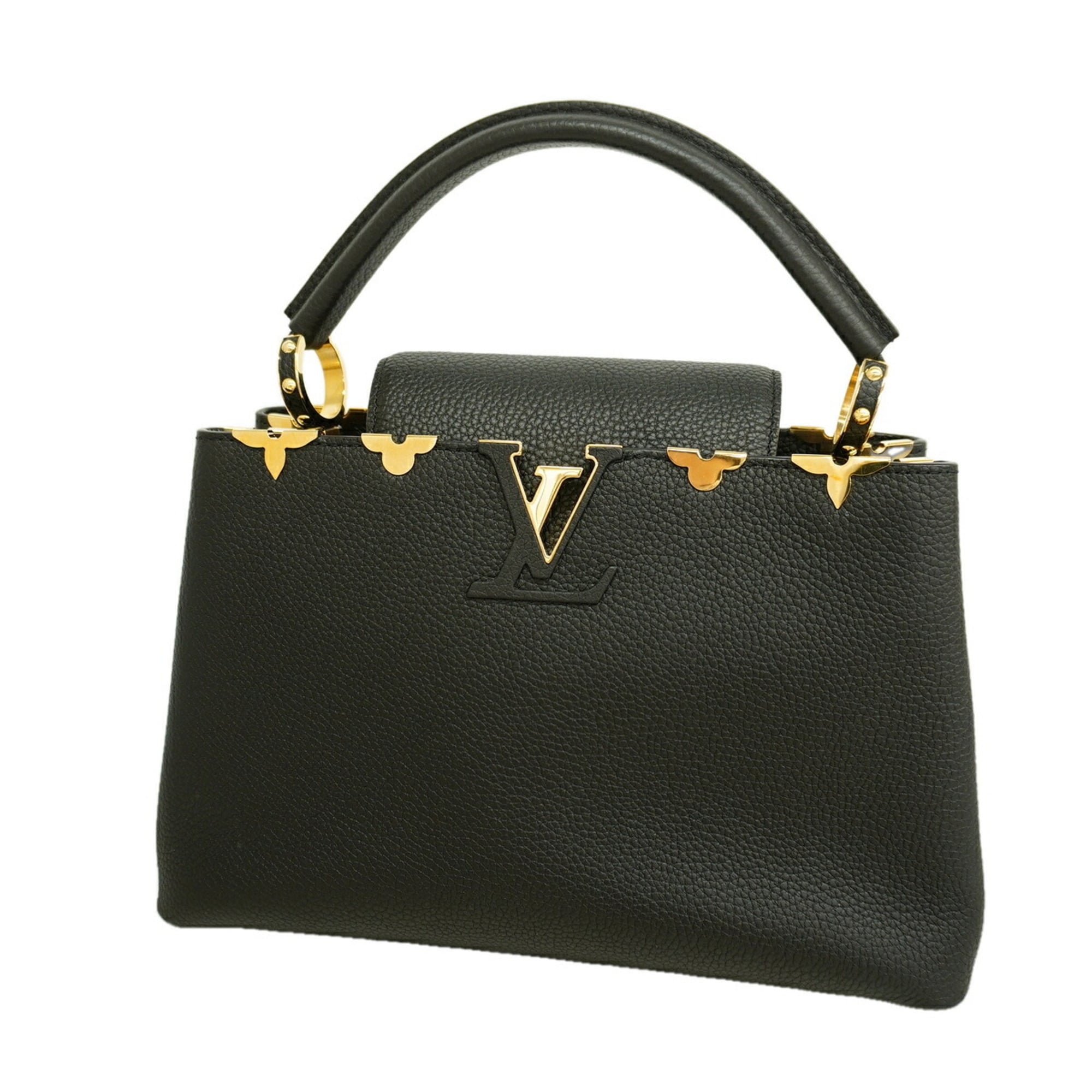 Louis Vuitton Noir Handbag (Pre-Owned)