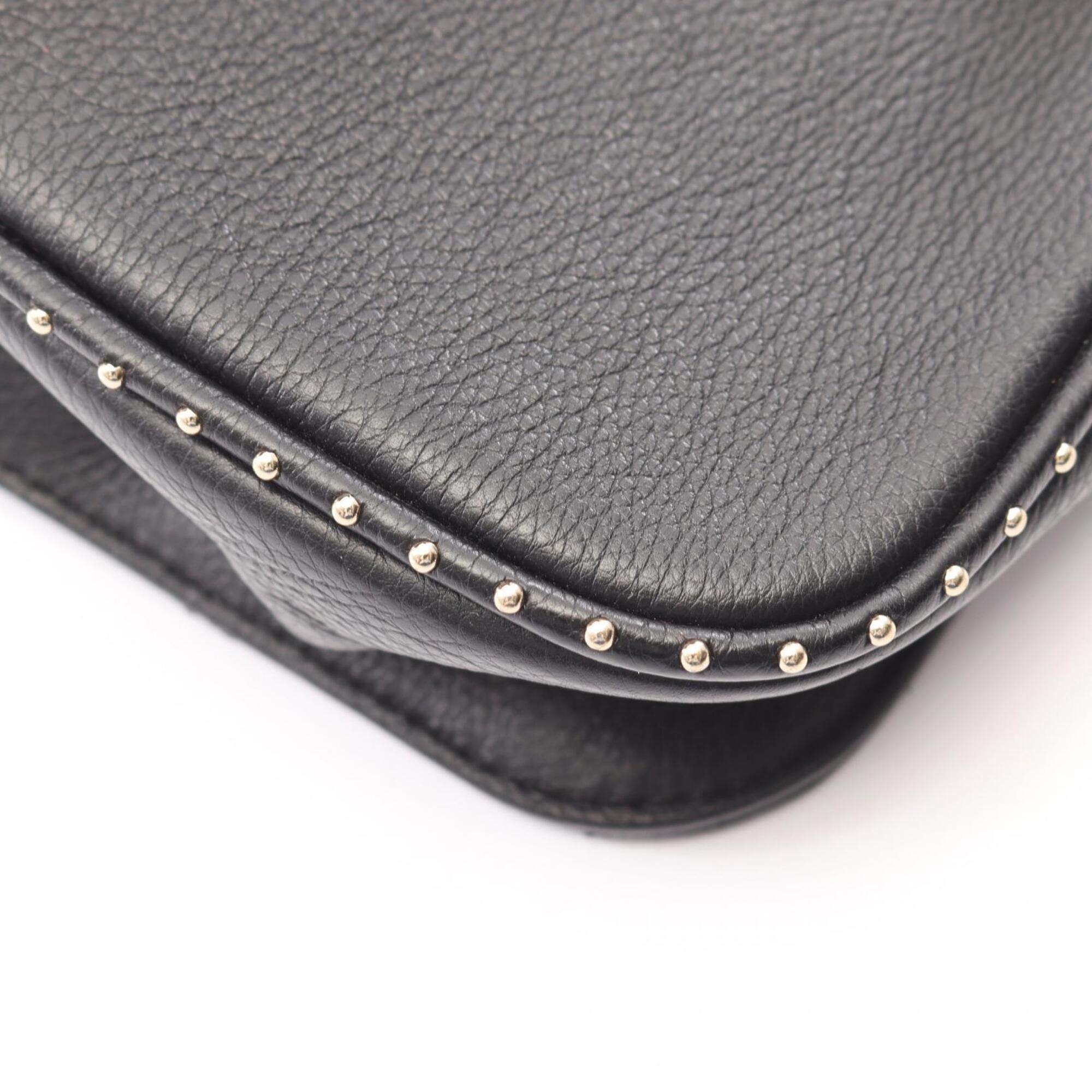 Chanel Black Grained Calfskin Handbag Shoulder Bag (Pre-Owned)