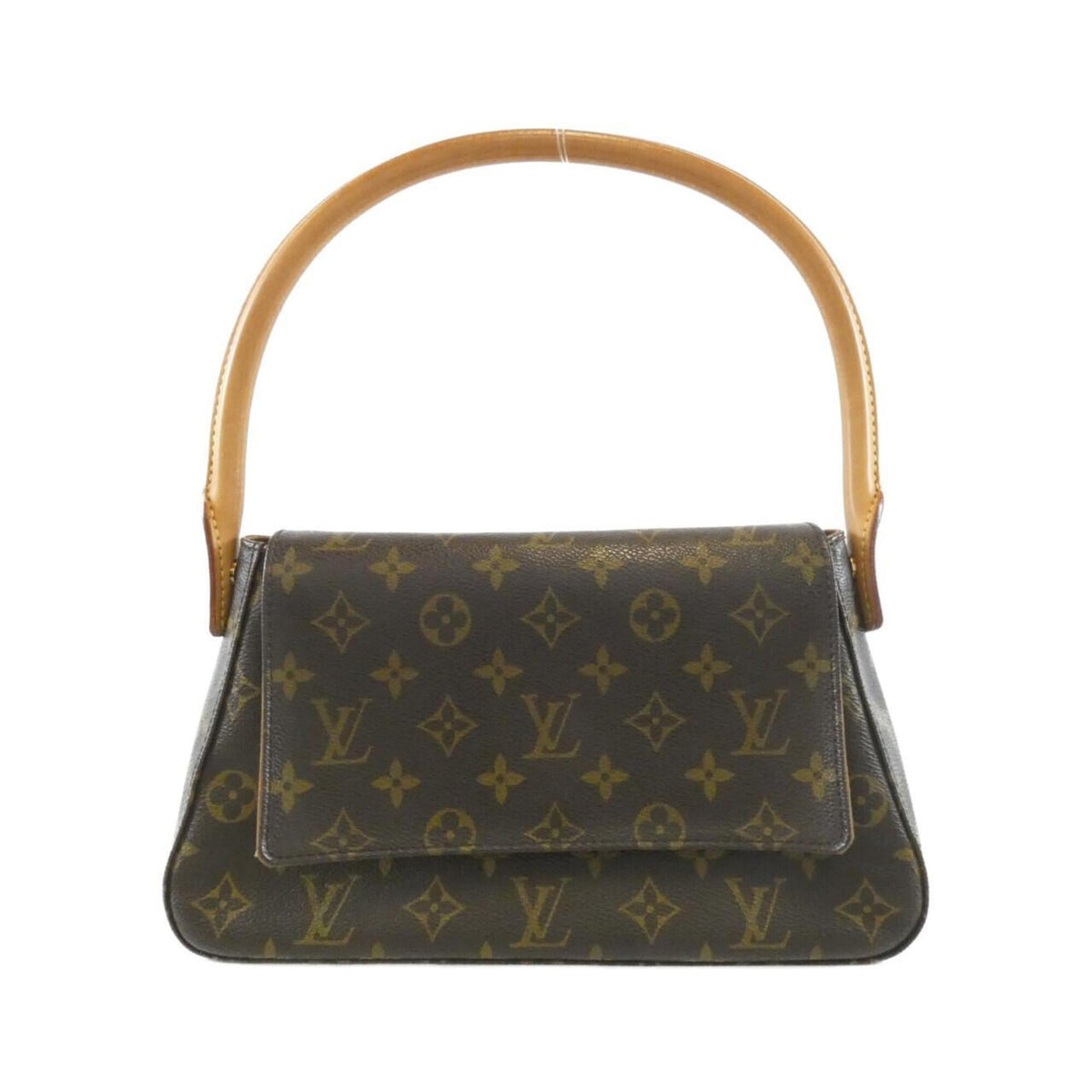 Louis Vuitton Brown Coated Canvas Shoulder Bag (Pre-Owned)