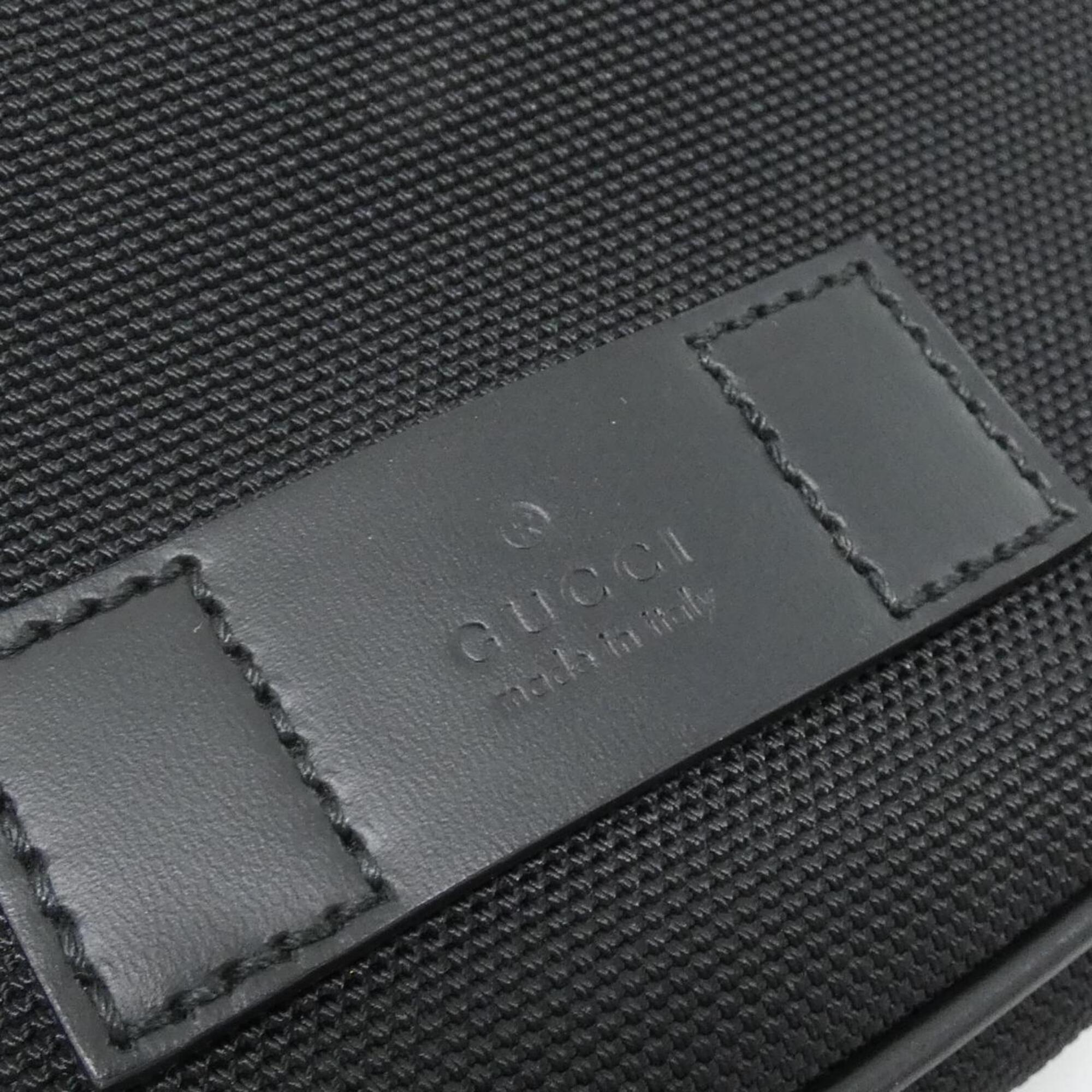 Gucci Black Canvas Shoulder Bag (Pre-Owned)