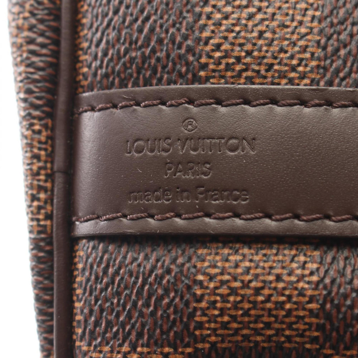 Louis Vuitton Brown Damier Canvas Coated Canvas Damier Canvas Leather Handbag (Pre-Owned)