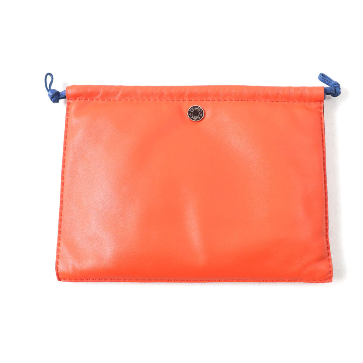 Hermes Blue Orange Pouch (Pre-Owned)
