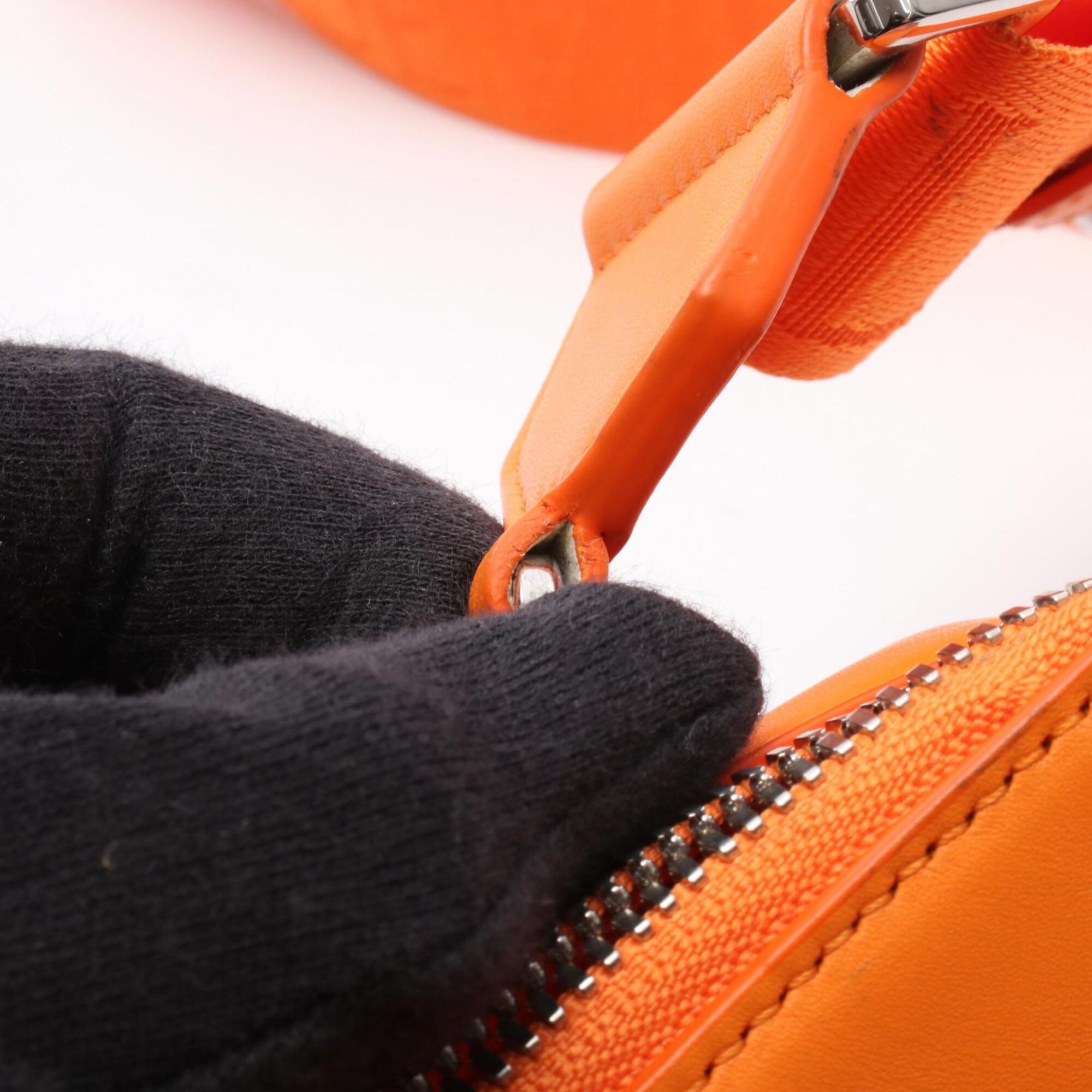 Loewe Orange Leather Handbag Shoulder Bag (Pre-Owned)