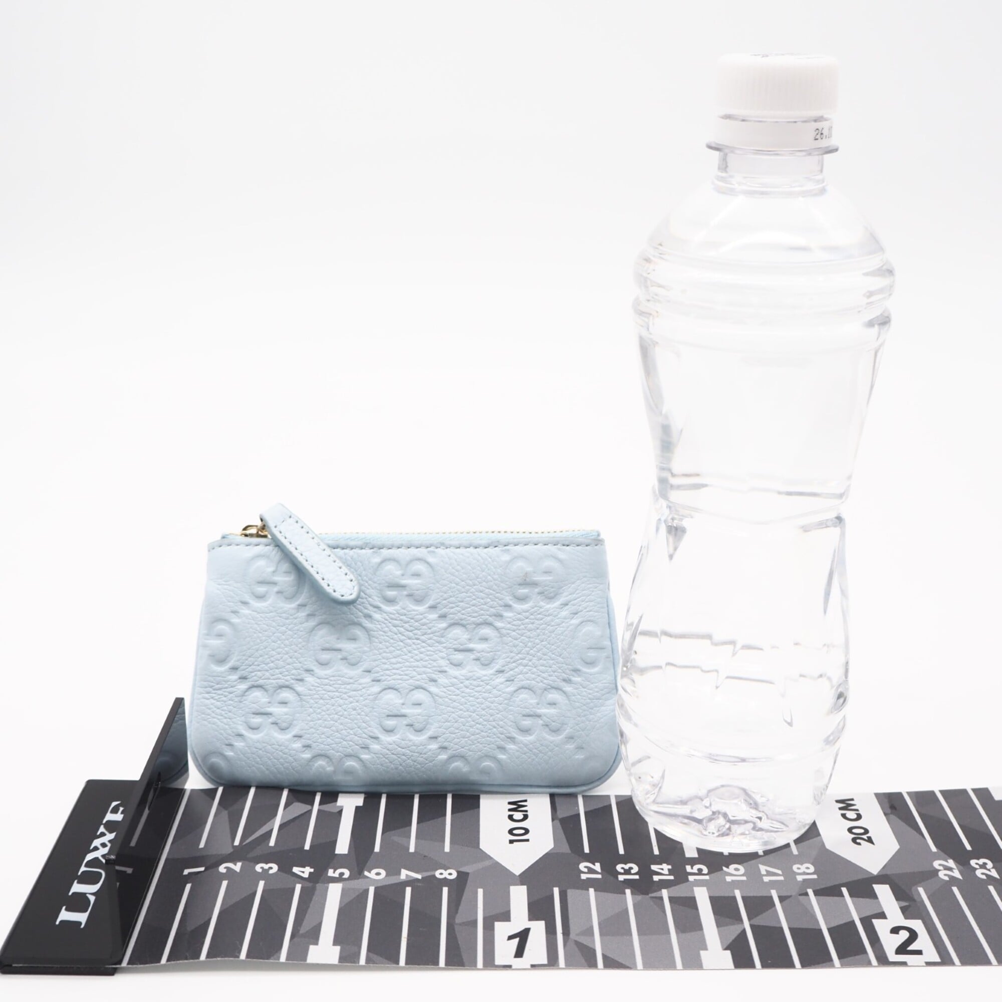 Gucci Blue Leather Coin Purse/Coin Case (Pre-Owned)