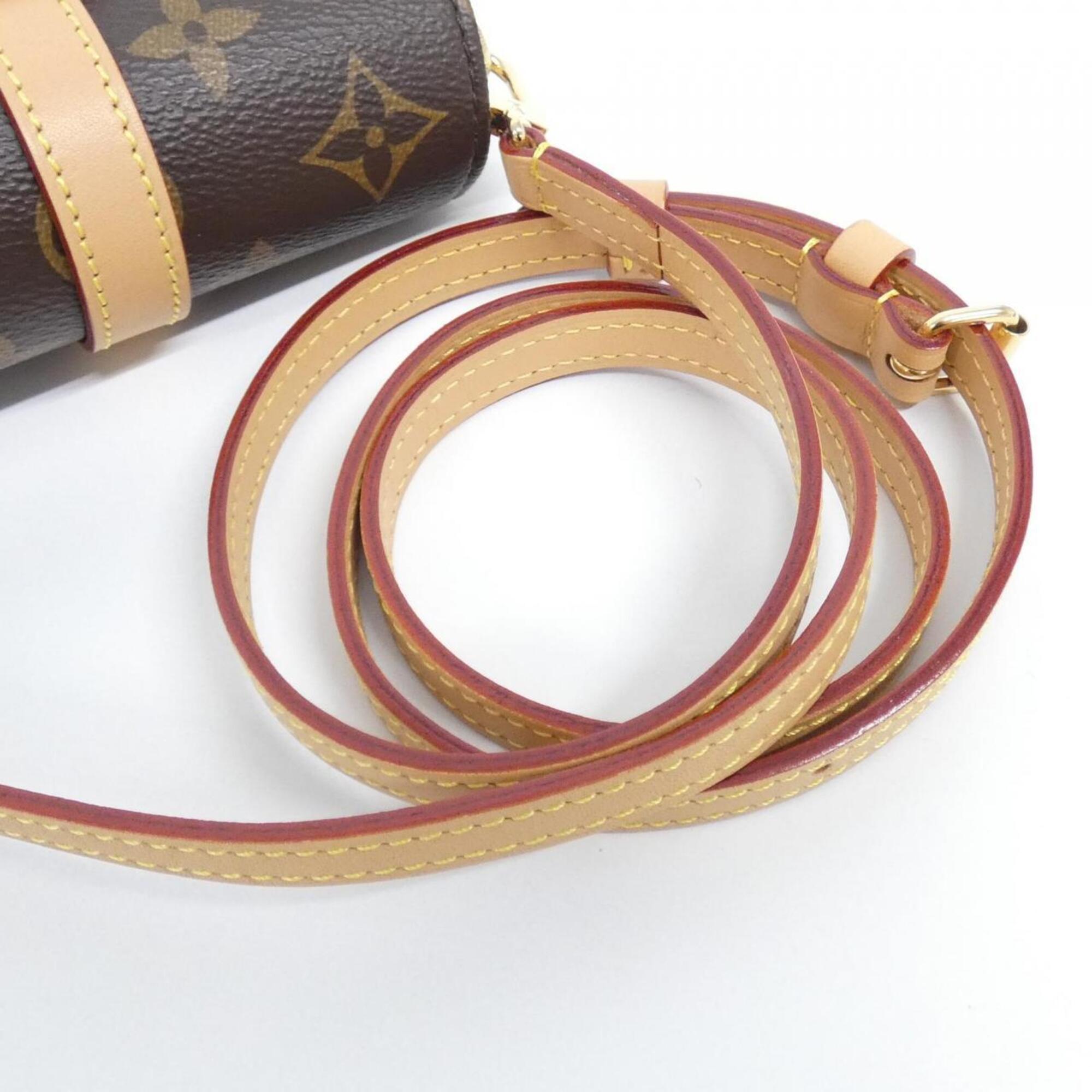 Louis Vuitton Marron Coated Canvas Shoulder Bag (Pre-Owned)