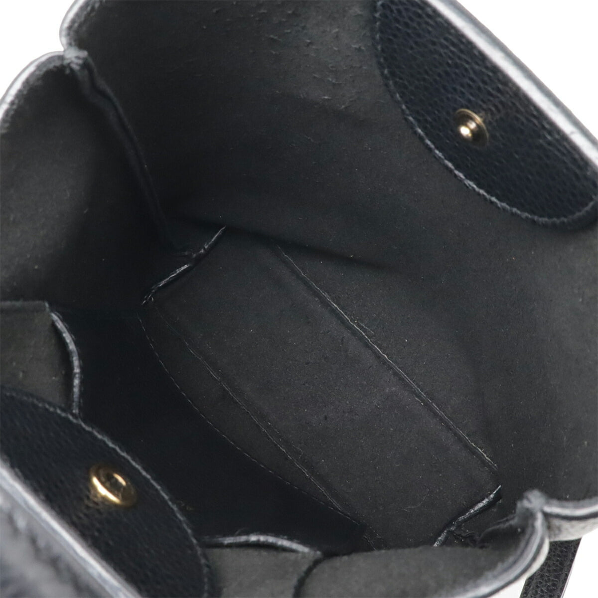 Salvatore Ferragamo Black Leather Handbag Shoulder Bag (Pre-Owned)