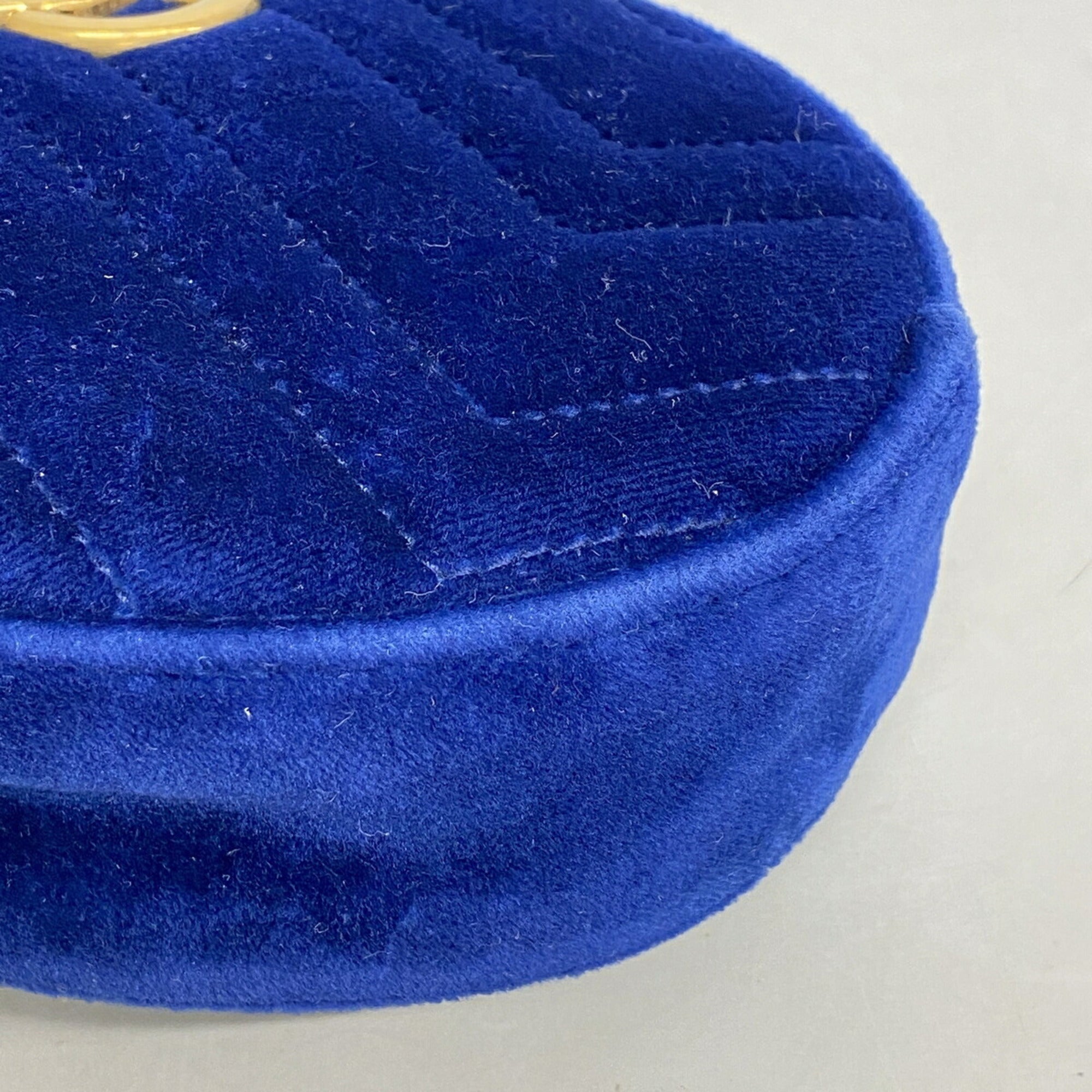 Gucci Blue Suede Fanny Pack (Pre-Owned)