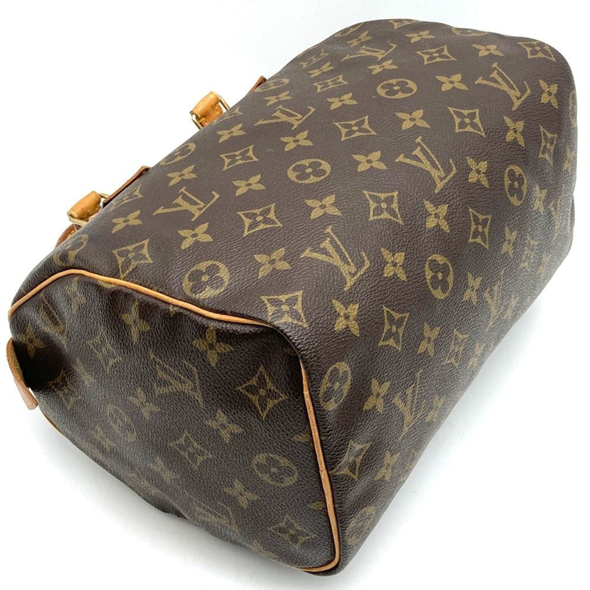 Louis Vuitton Brown Galle Monogram Monogram Boston Bag Handbag (Pre-Owned)